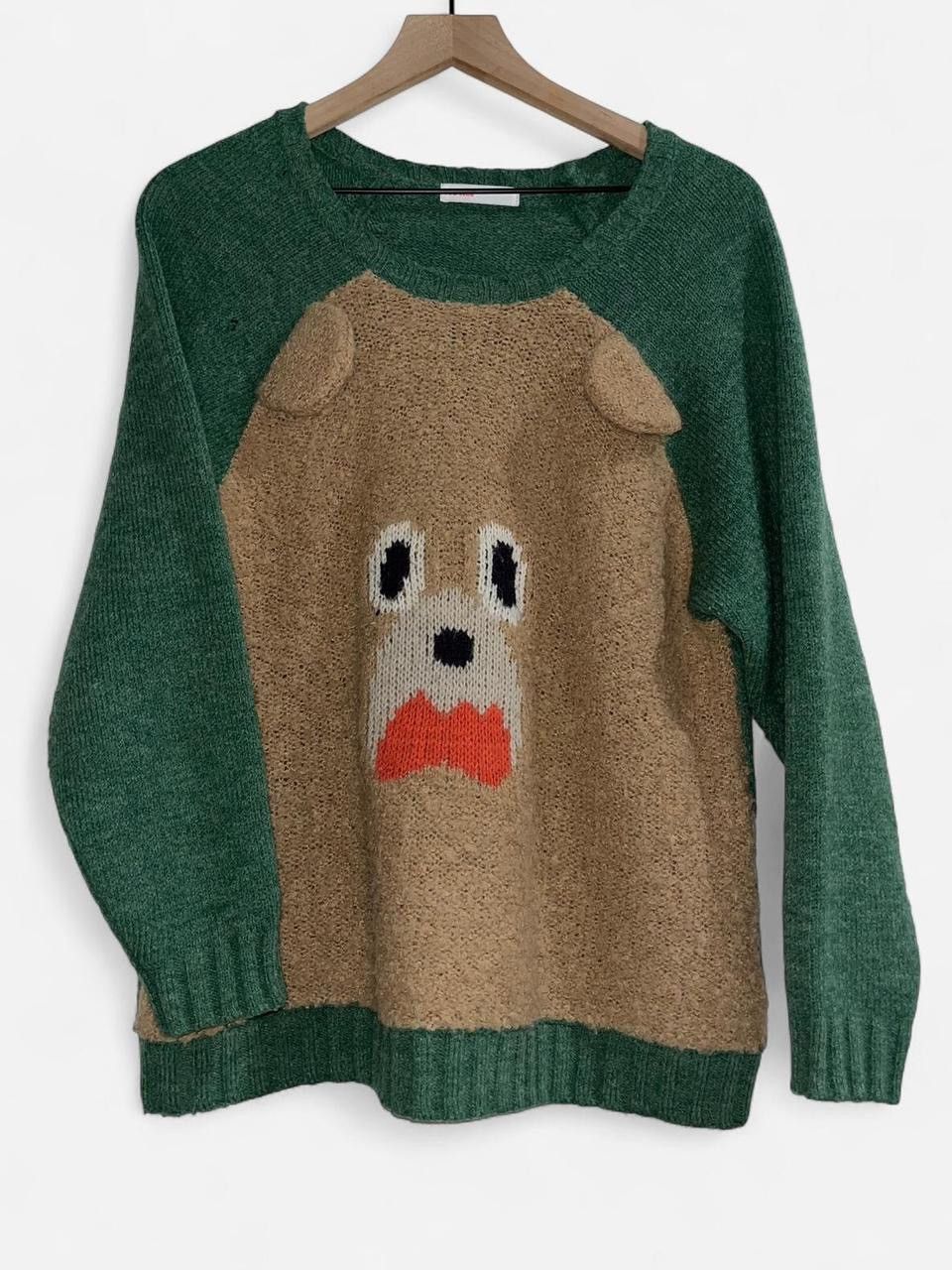 Ne-Net Teddy Bear Knit Sweater Size 2 Size US S / EU 44-46 / 1 - 1 Thumbnail