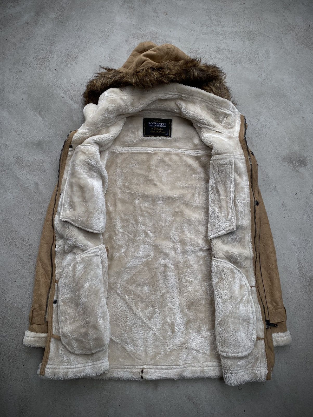 Japanese Brand JAPANESE BRAND ROUSHATTE FUR PUNK GOTHIC JACKET Size US L / EU 52-54 / 3 - 6 Thumbnail