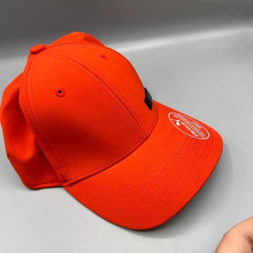 Puma Puma Hat Men Small-Medium Red Stretch Fitted Cap S-M Size ONE SIZE - 3 Thumbnail