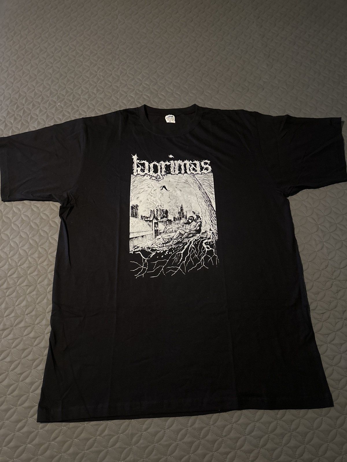 Band Tees ***3XL*** Lagrimas black t shirt Size US XXL / EU 58 / 5 - 1 Thumbnail