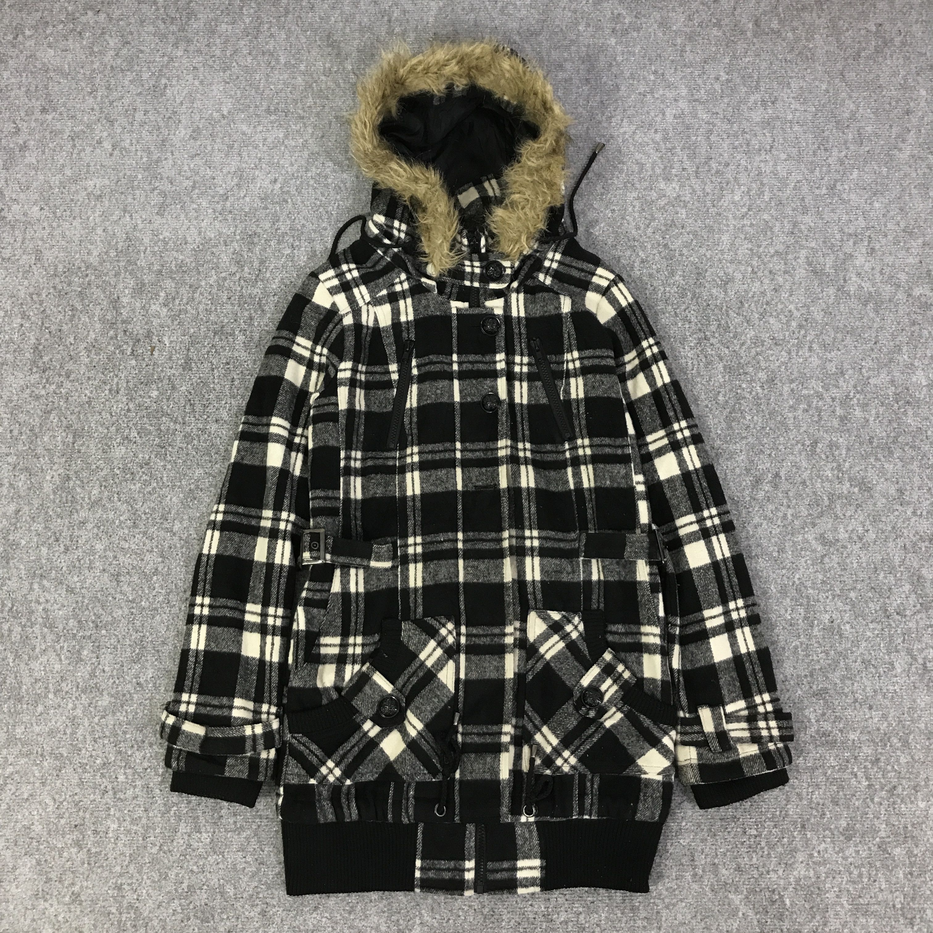 Japanese Brand MADE IN HEAVEN FUR HOODIE JACKET K96B6 Size US M / EU 48-50 / 2 - 1 Thumbnail