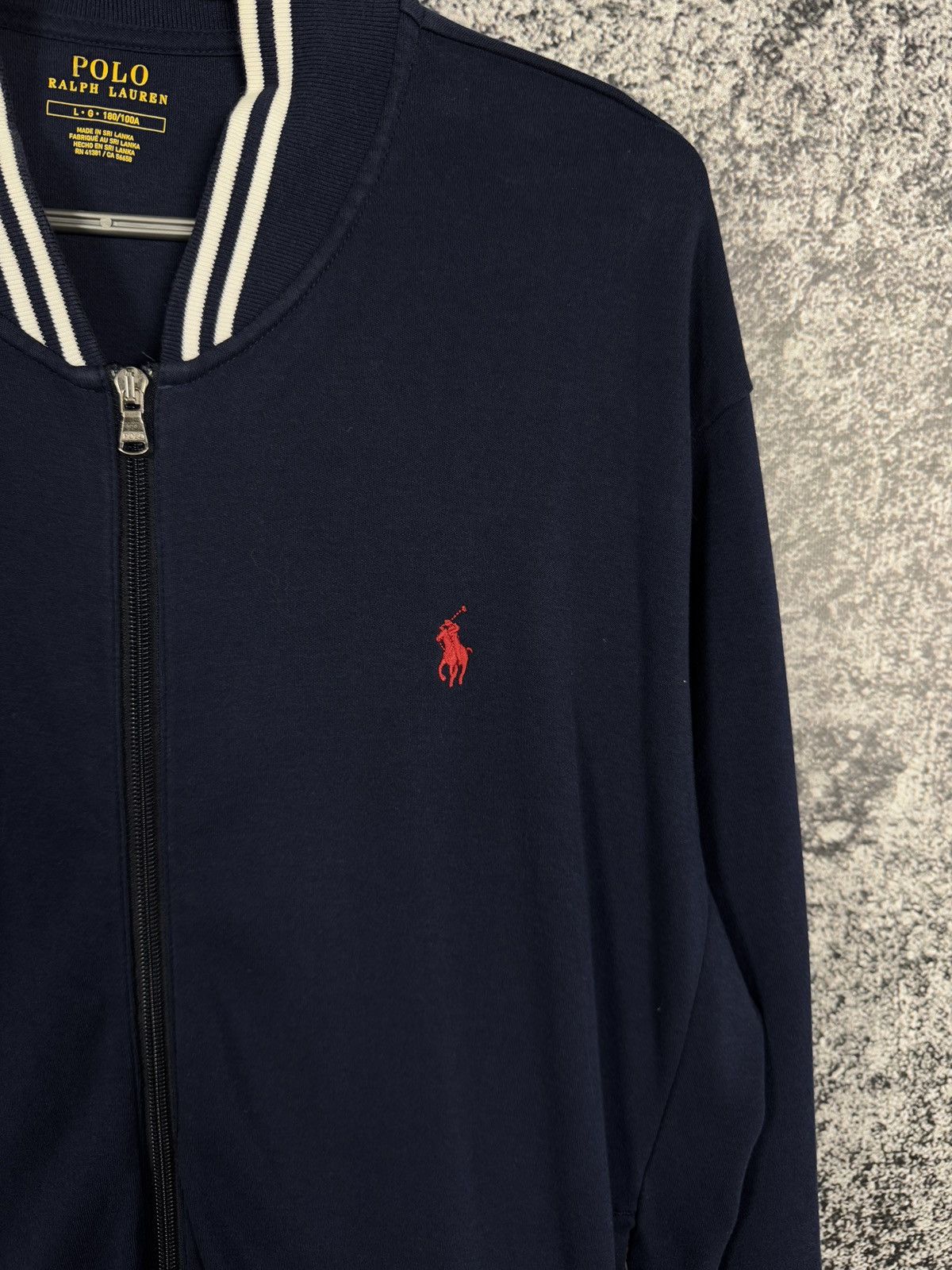 Polo Ralph Lauren Men’s Polo Ralph Lauren Cotton Full Zip Bomber Jacket Size L Size US L / EU 52-54 / 3 - 6 Thumbnail
