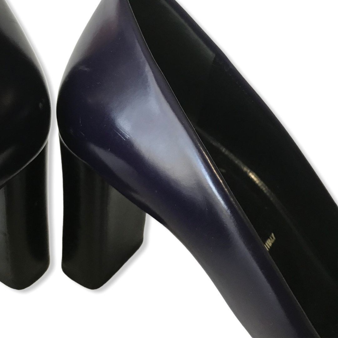 Prada Vintage Prada Pumps Purple Square Toe Block Heel Size 6.5 Size US 6.5 / IT 36.5 - 9 Thumbnail