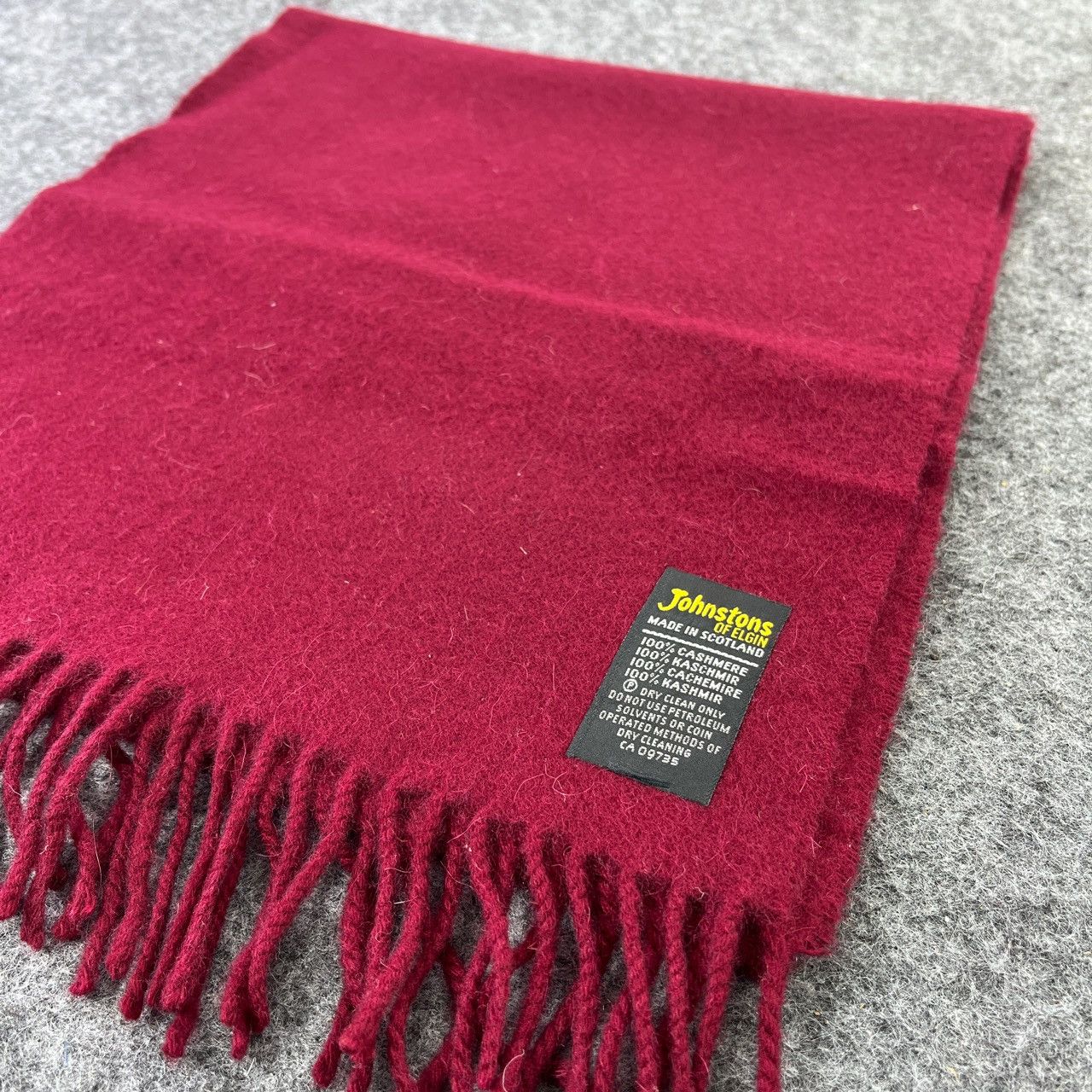 Johnstons Of Elgin × Vintage Johnstons Of Elgin Scarf / Muffler / Neckwear - T095 Size ONE SIZE - 5 Thumbnail