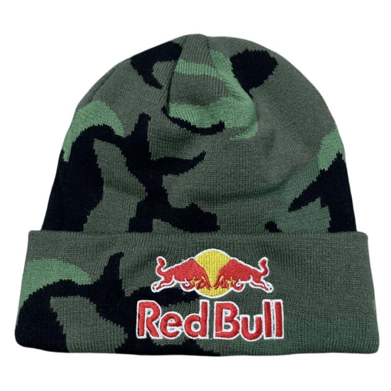 Japanese Brand × Vintage Red bull beanie hat Size ONE SIZE - 3 Thumbnail