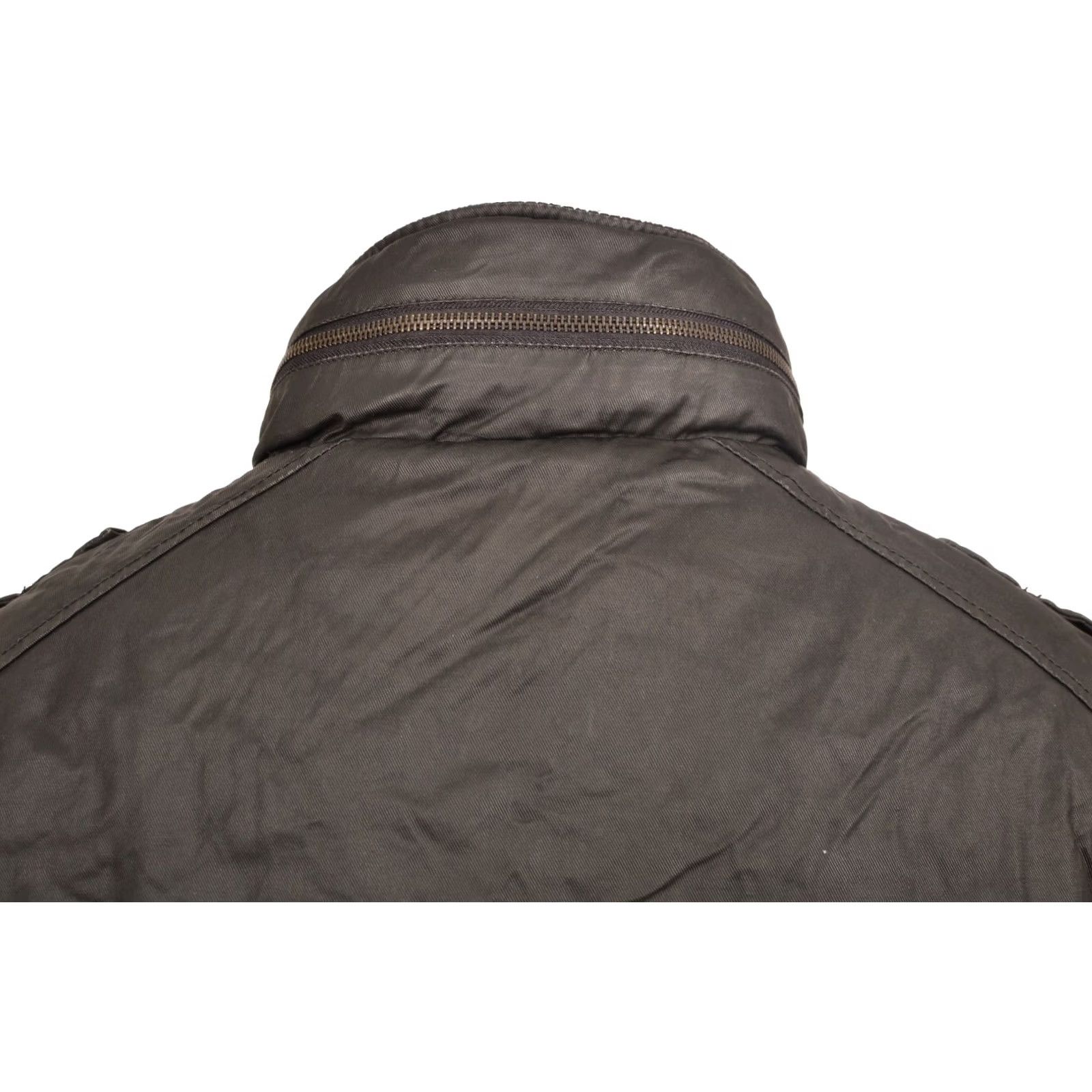 Schott DDP Schott NYC Marlon Wax Jacket L Jacket Men Black Military Shaft 100% Cotton Size US L / EU 52-54 / 3 - 6 Thumbnail