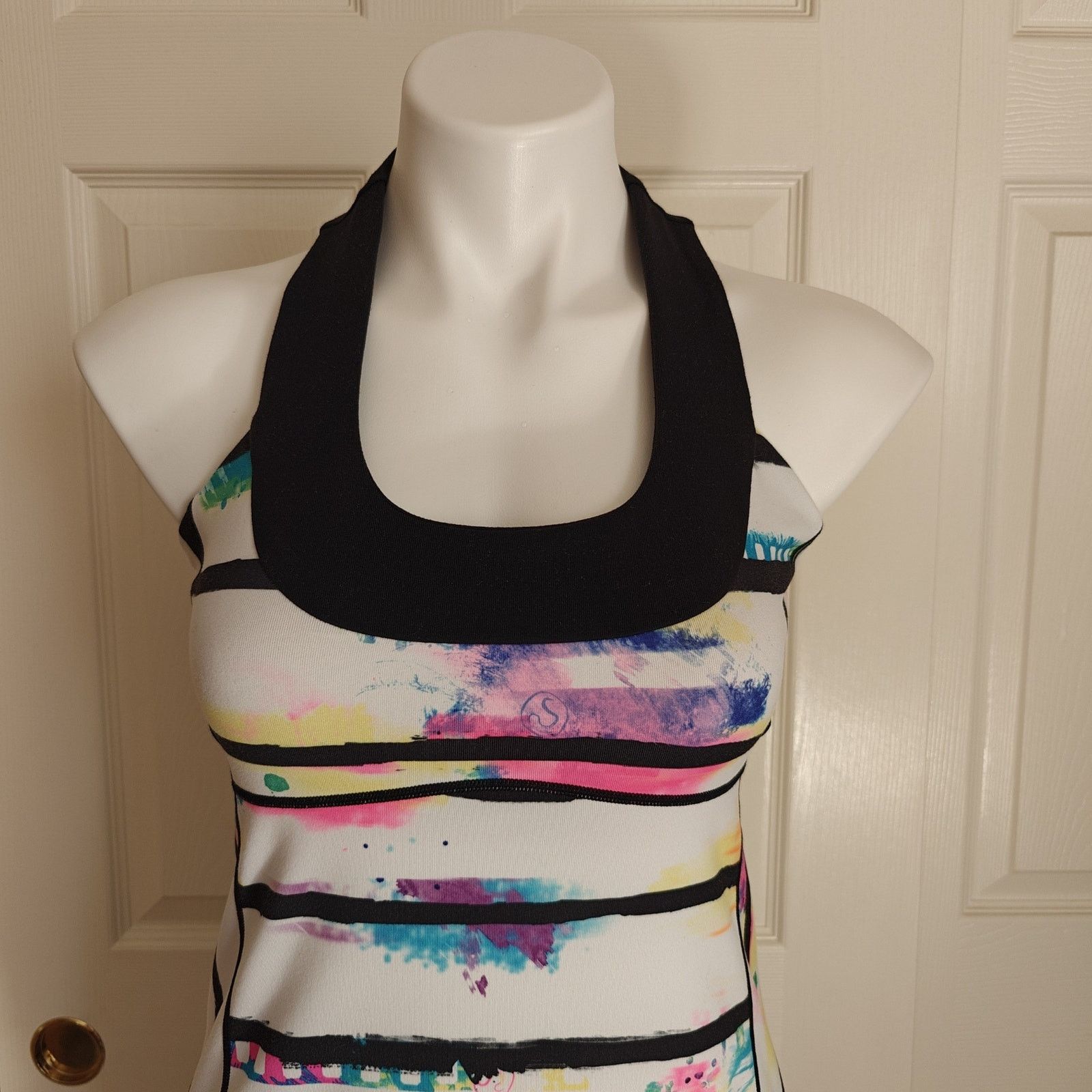 Lululemon Lululemon Scoop Neck Tie Dye Striped Tank sz 8 Size M / US 6-8 / IT 42-44 - 3 Thumbnail