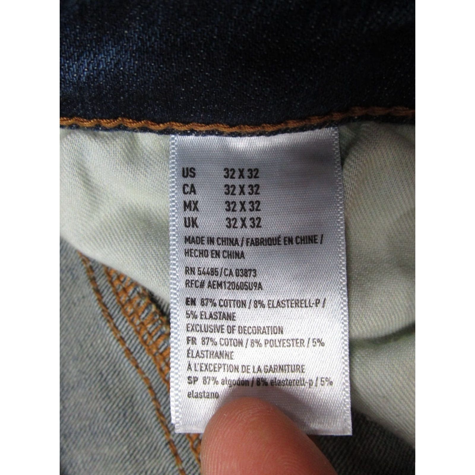 American Eagle Outfitters American Eagle Outfitters Jeans Slim Straight 360 Extreme Flex Mens 32x32 Blue Denim 5-Pocket Preppy Vintage: No Size US 32 / EU 48 - 6 Thumbnail