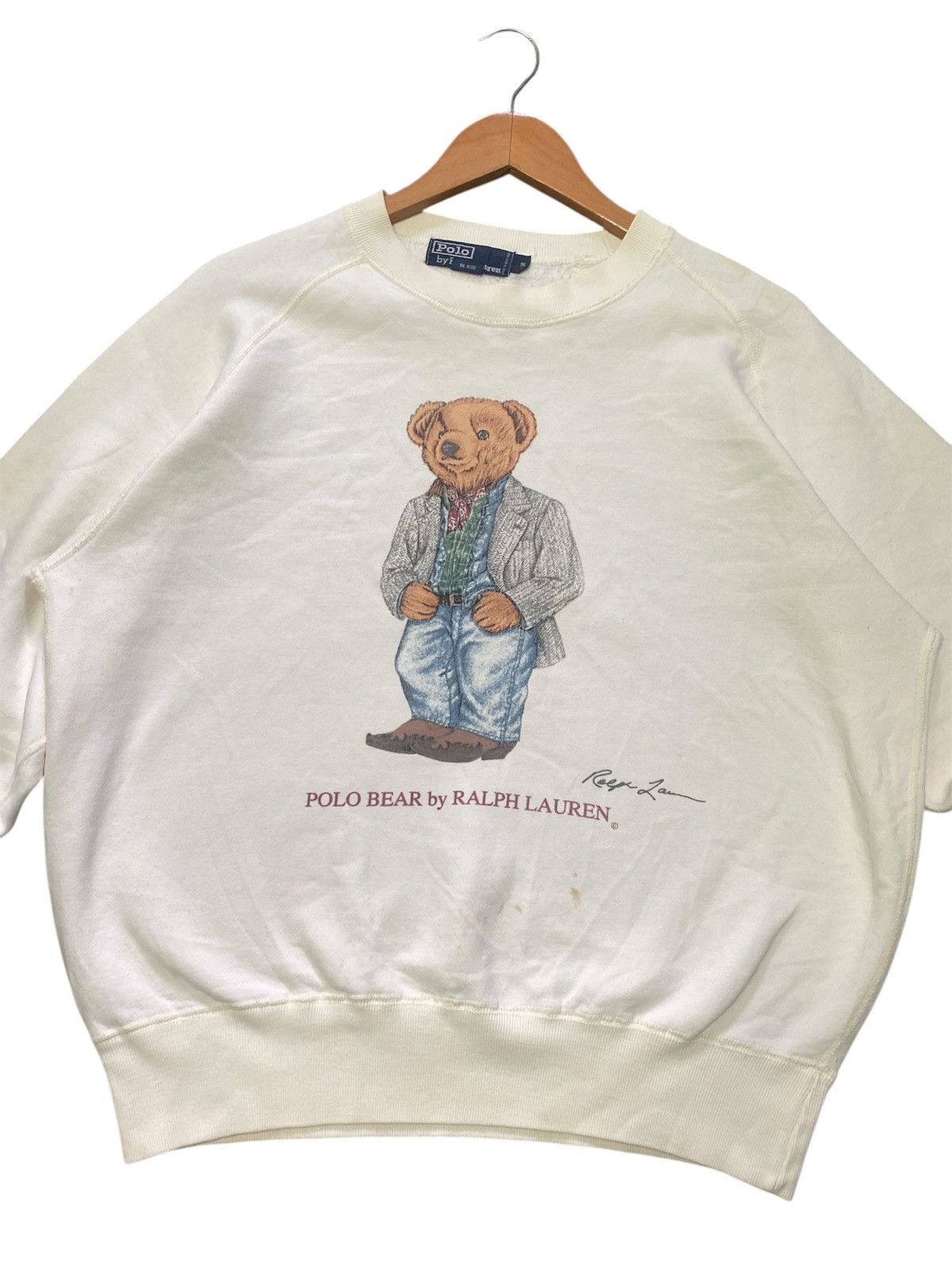Designer × Polo Ralph Lauren × Vintage 💥RARE💥VINTAGE POLO RALPH LAUREN BEAR SWEATSHIRT🔥 Size US S / EU 44-46 / 1 - 4 Thumbnail