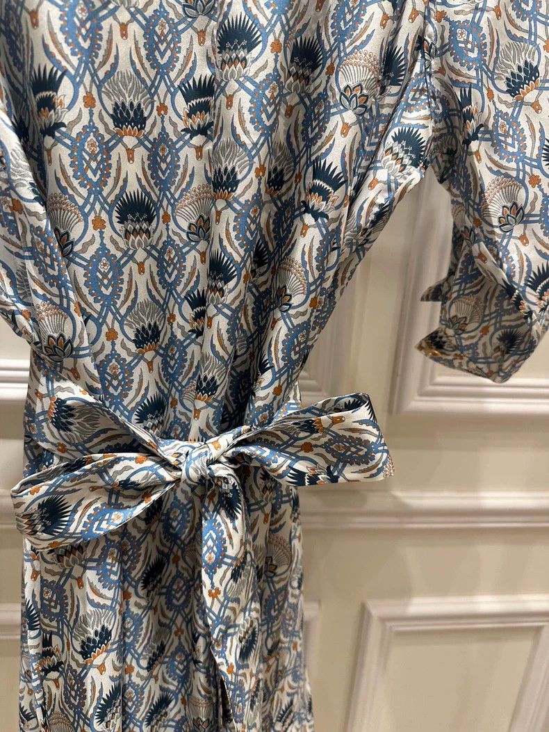 Loro Piana LORO PIANA Lady's silk dress Size M / US 6-8 / IT 42-44 - 5 Thumbnail