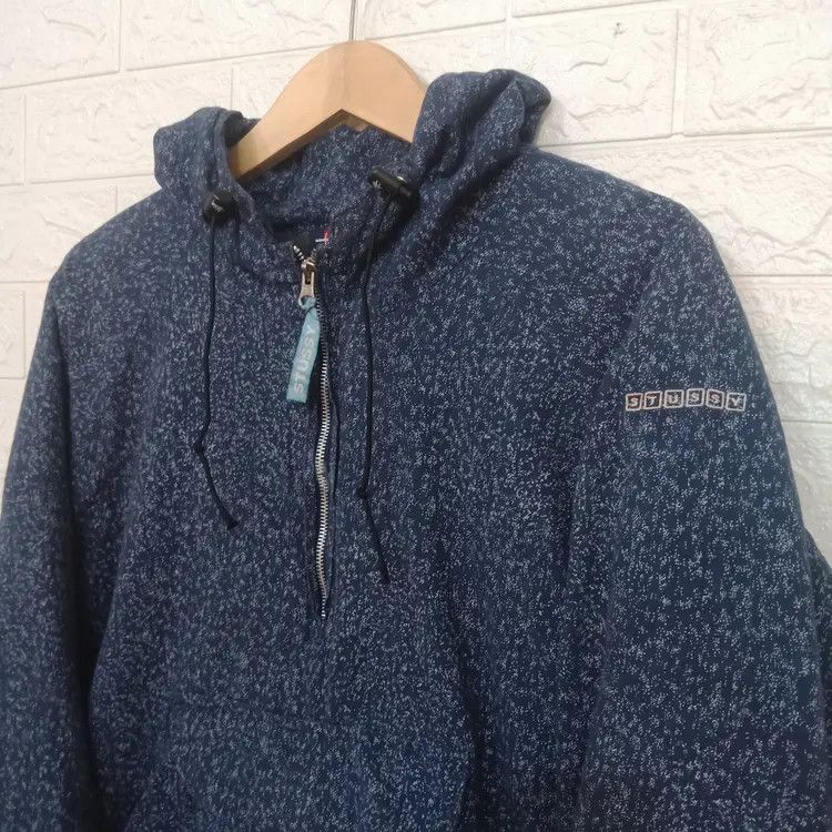 Stussy RARE Vintage stussy cagoule halfzip anorak hoodie Size US L / EU 52-54 / 3 - 3 Thumbnail