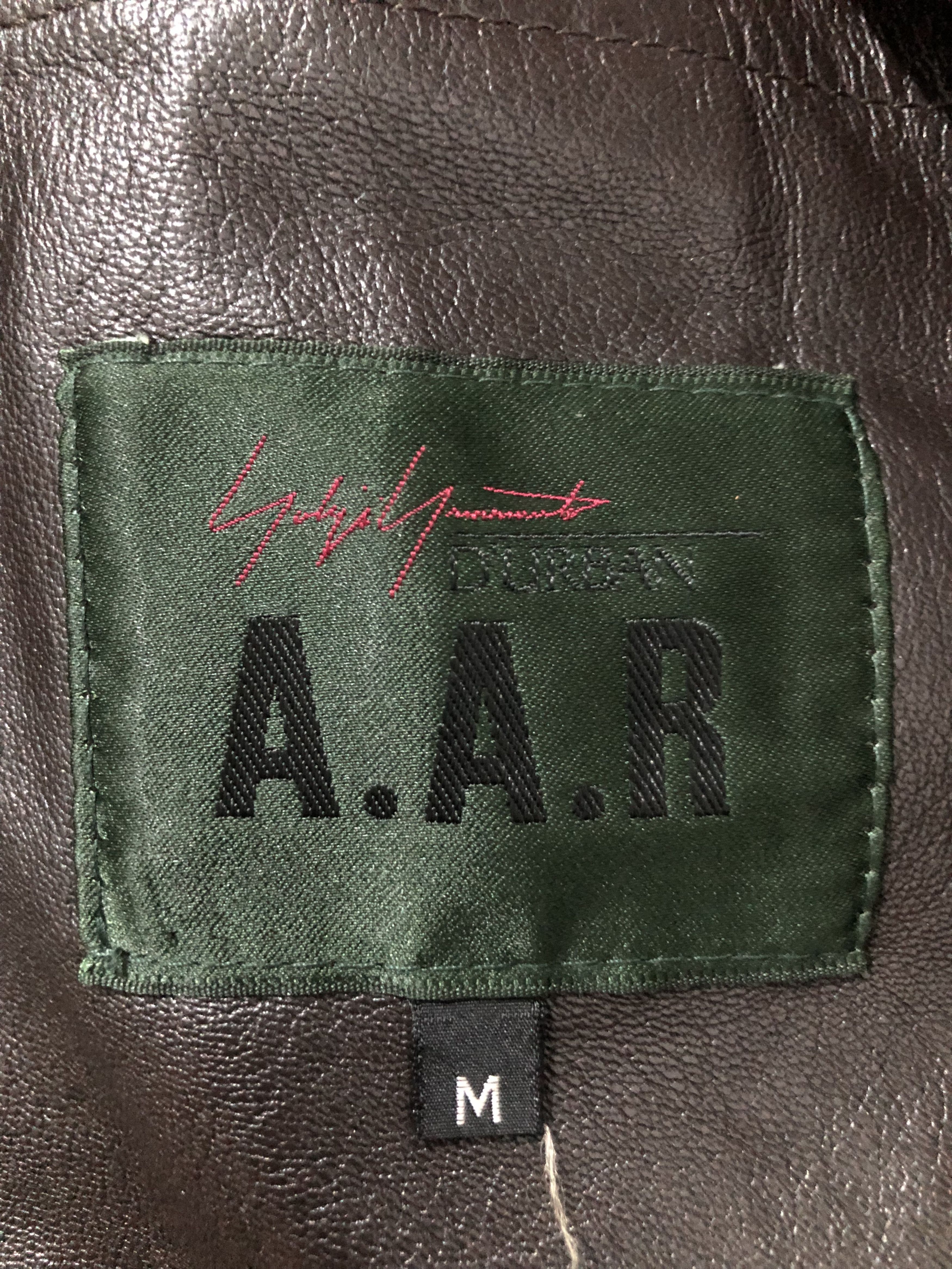 Yohji Yamamoto Yohji Yamamoto Leather Jacket Size S / US 4 / IT 40 - 3 Thumbnail