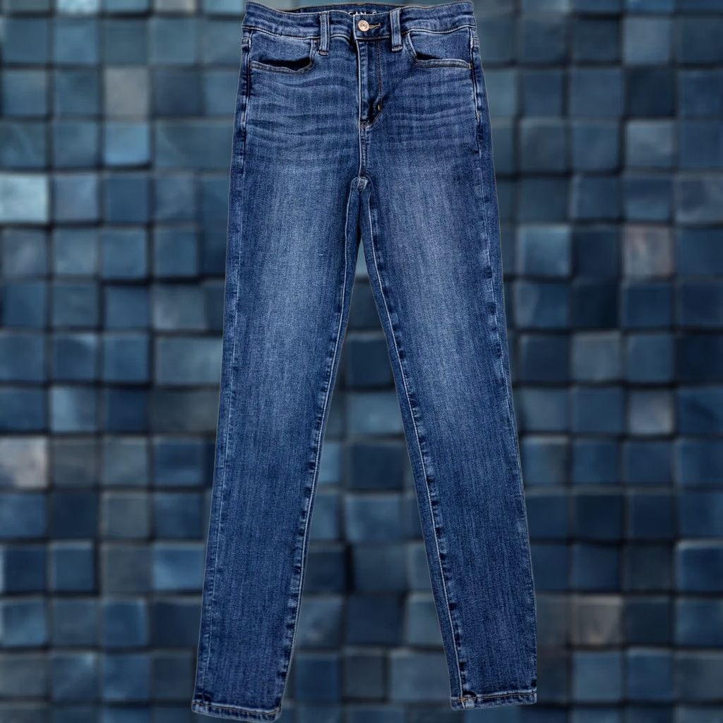 American Eagle Outfitters American Eagle Outfitters Jegging Denim Jeans, Women 0 Short (25x26) Blue Size 28" / US 6 / IT 42 - 1 Thumbnail