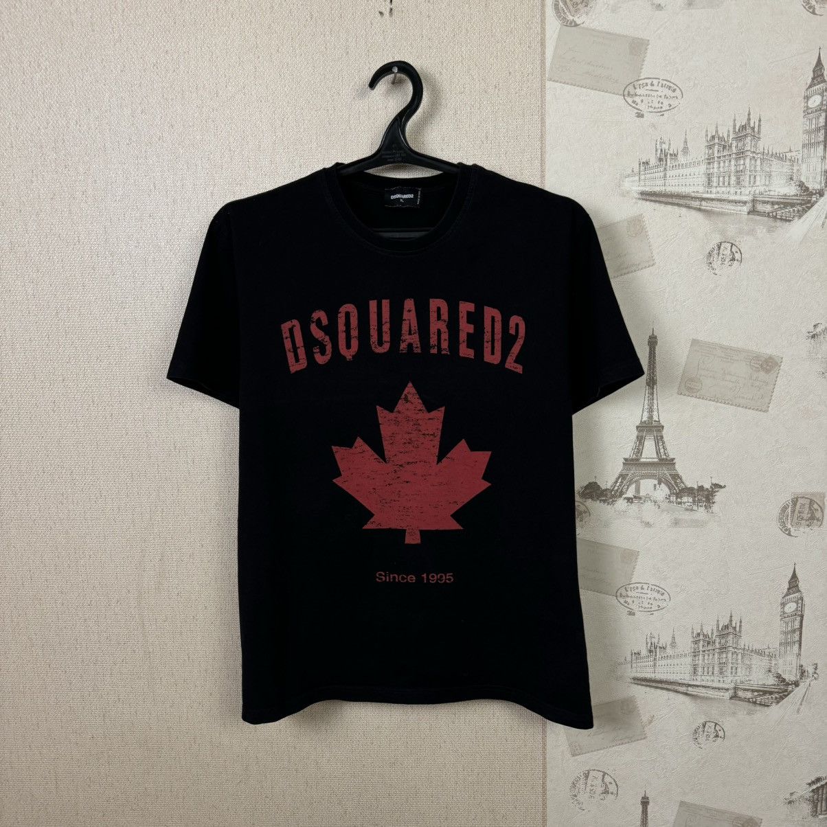 Dsquared2 Dsquared2 T shirt Logo Black Men XL Luxury Streetwear Size US XL / EU 56 / 4 - 1 Thumbnail