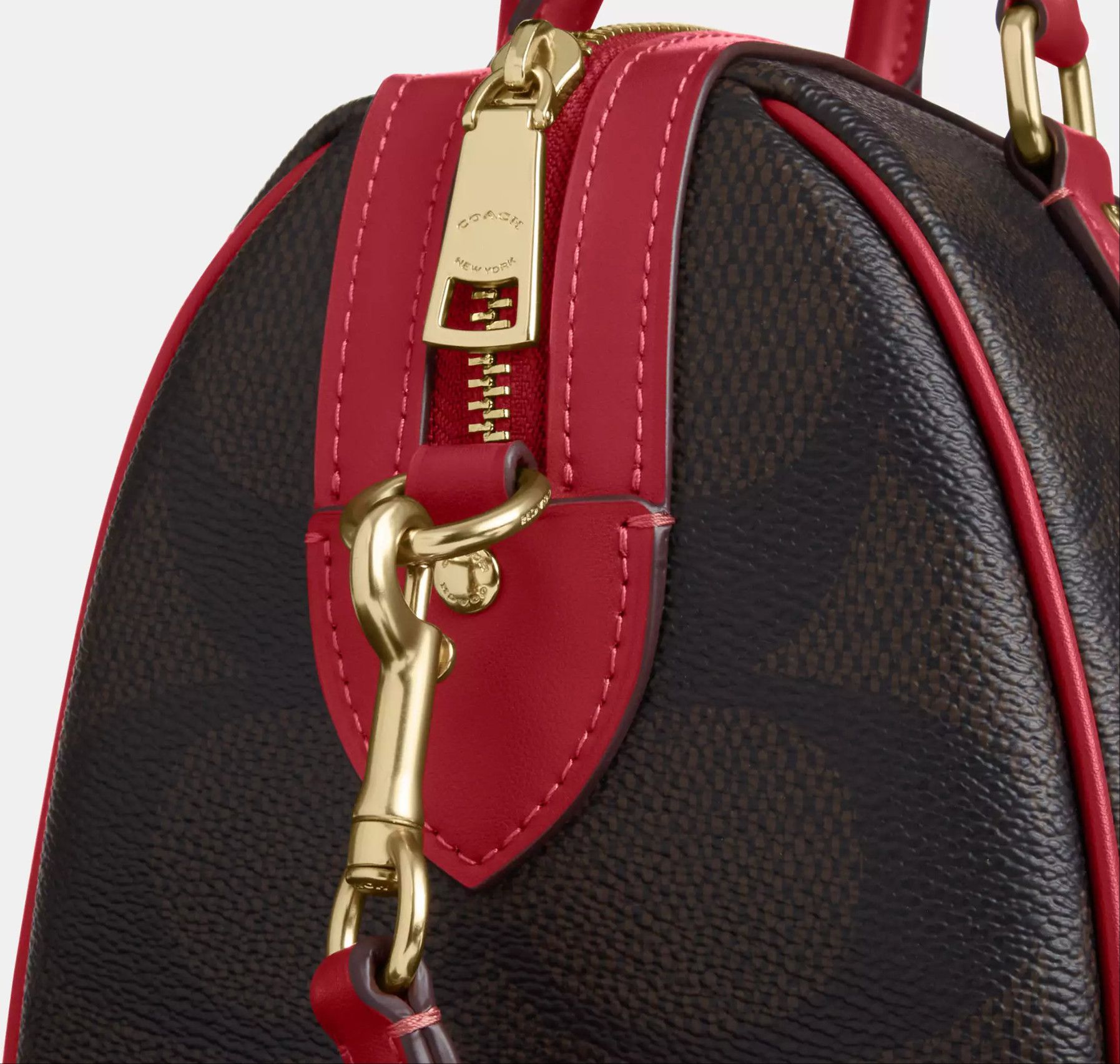Coach Rowan Satchel Bag In Maxi Signature Canvas CCD76 Size ONE SIZE - 10 Thumbnail