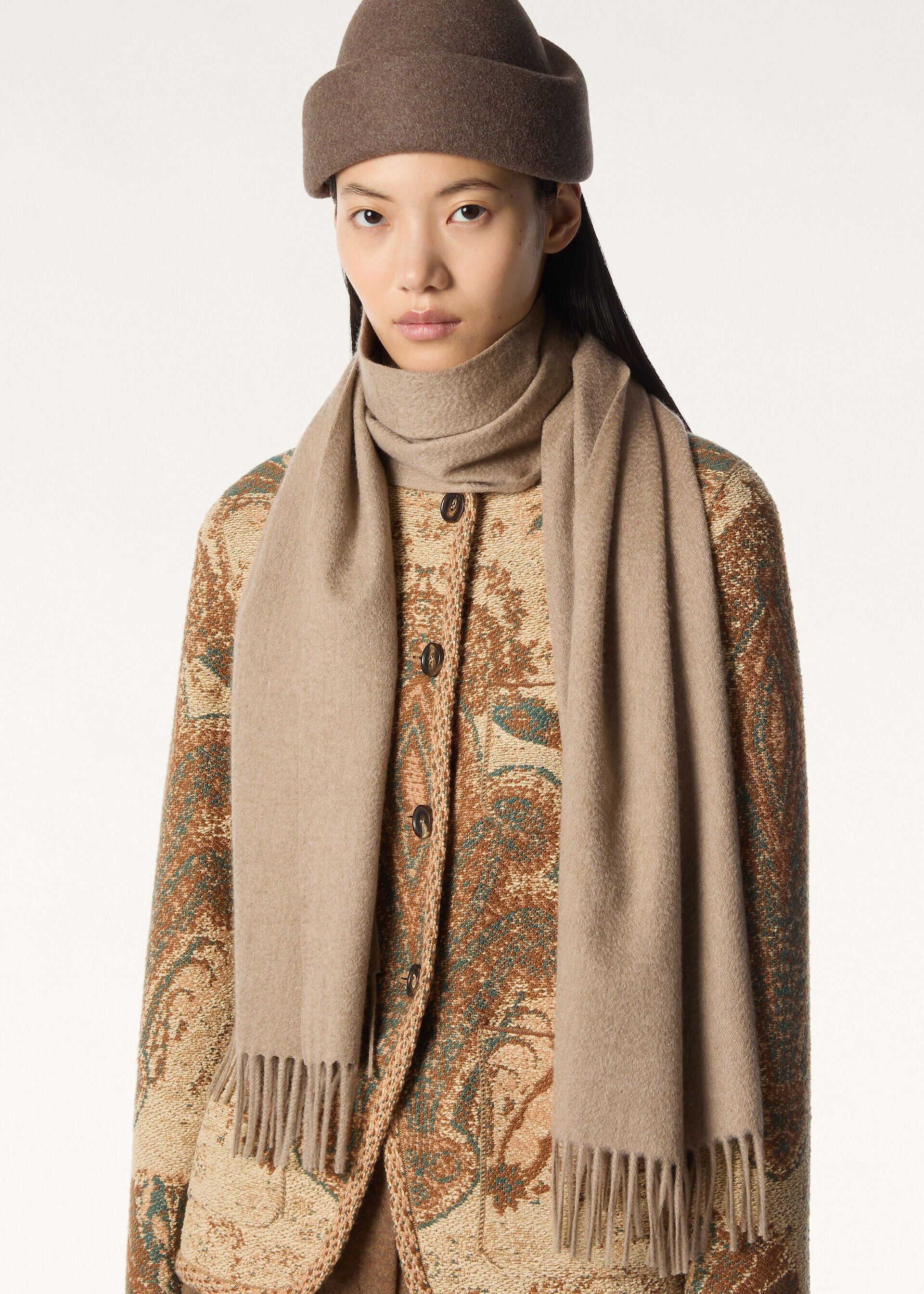 Loro Piana os11x0426 FAO3766 Size: OS / Grande Unita Scarf Desert Rose Size ONE SIZE - 3 Thumbnail