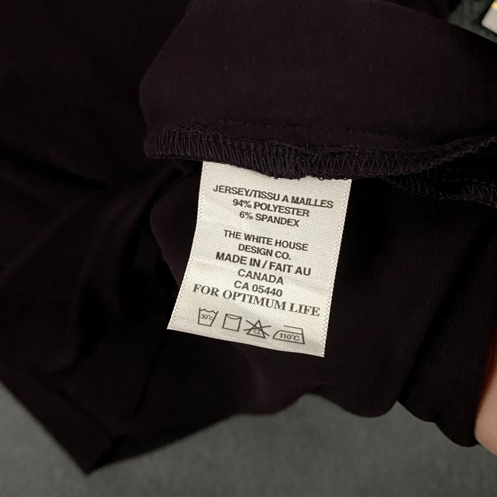 Vintage Sympli One Shoulder Top shirt Women Size 4 Long Sleeve Currant Purple Jersey Stretch NWT Size S / US 4 / IT 40 - 5 Thumbnail