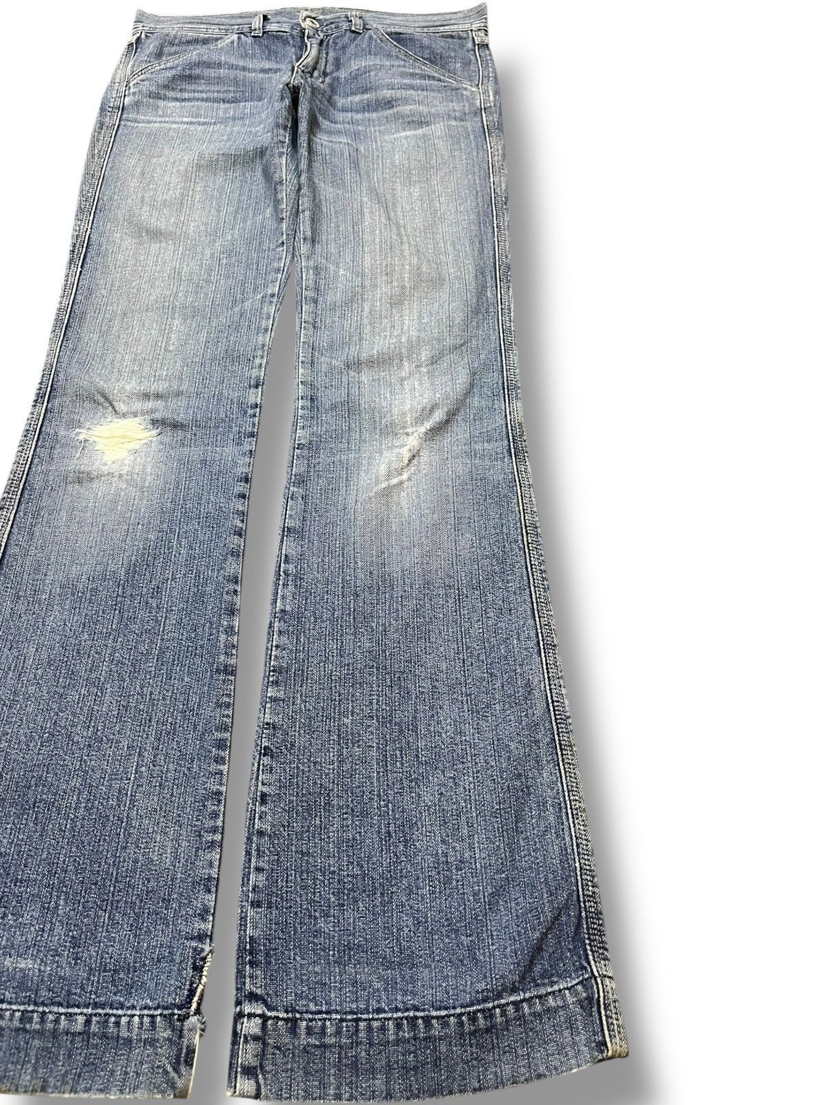 Diesel Vintage Diesel Flare Bootcut Faded Denim Size US 30 / EU 46 - 4 Thumbnail