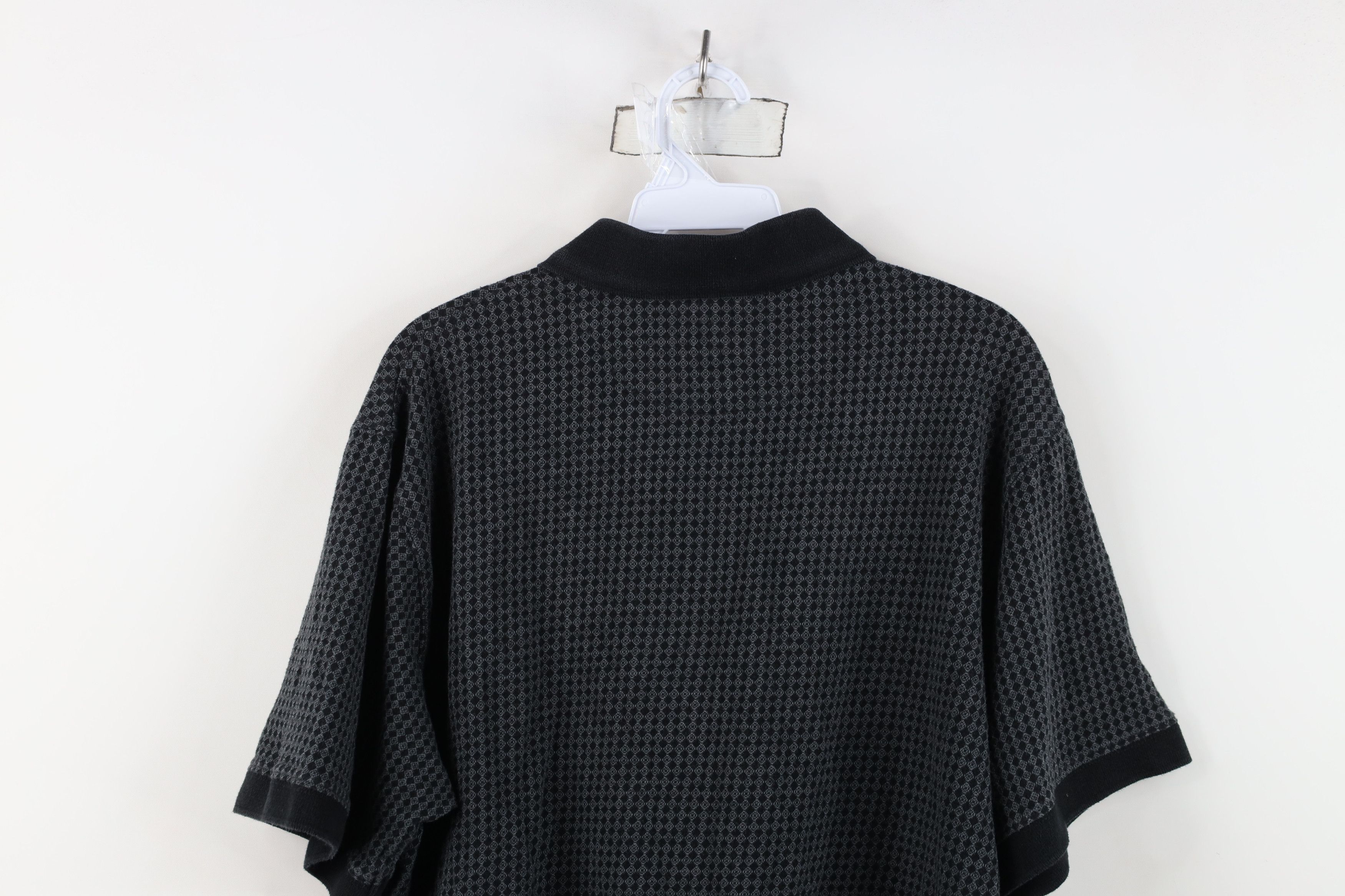 Vintage Vintage 90s Streetewar Diamond Knit Golf Polo Shirt Size US L / EU 52-54 / 3 - 11 Thumbnail