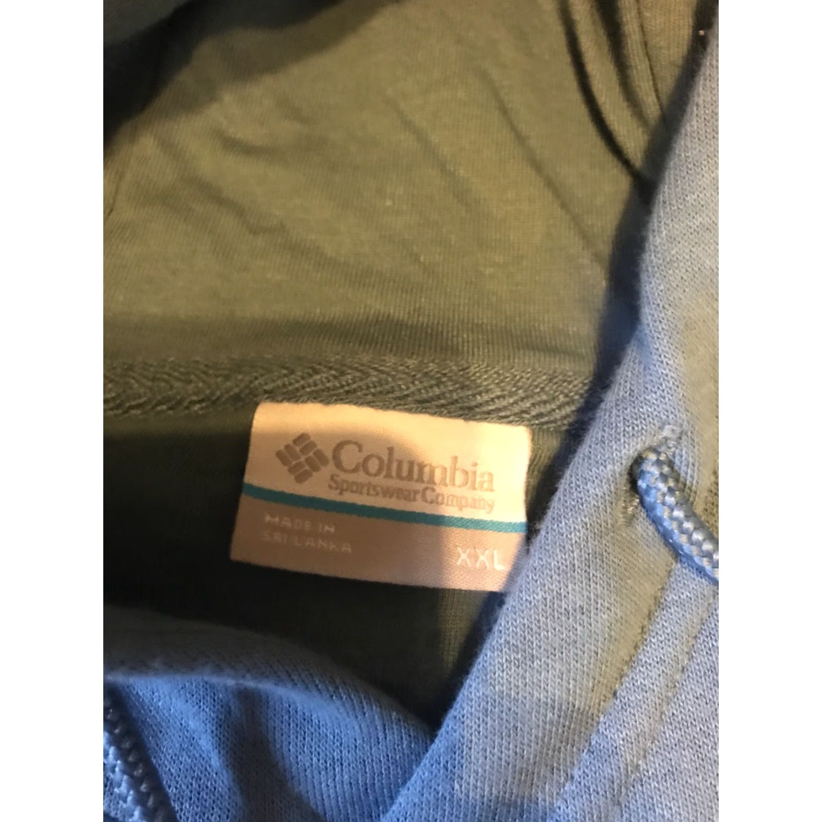 Vintage Columbia Hoodie Mens 2XL Blue California Sunset Ocean Graphic Print Sweatshirt Pullover Crew Neck Drawstring Fleece Cotton Blend Logo Gift? Size US XXL / EU 58 / 5 - 3 Thumbnail