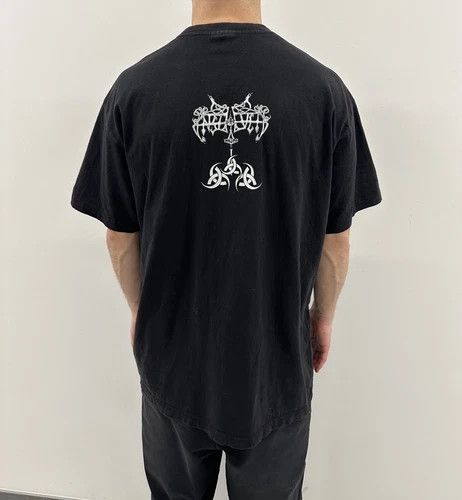 Vintage Vintage 2000s Enslaved 2004 T-Shirt Tee Band Norwegian Metal Size US XL / EU 56 / 4 - 3 Thumbnail