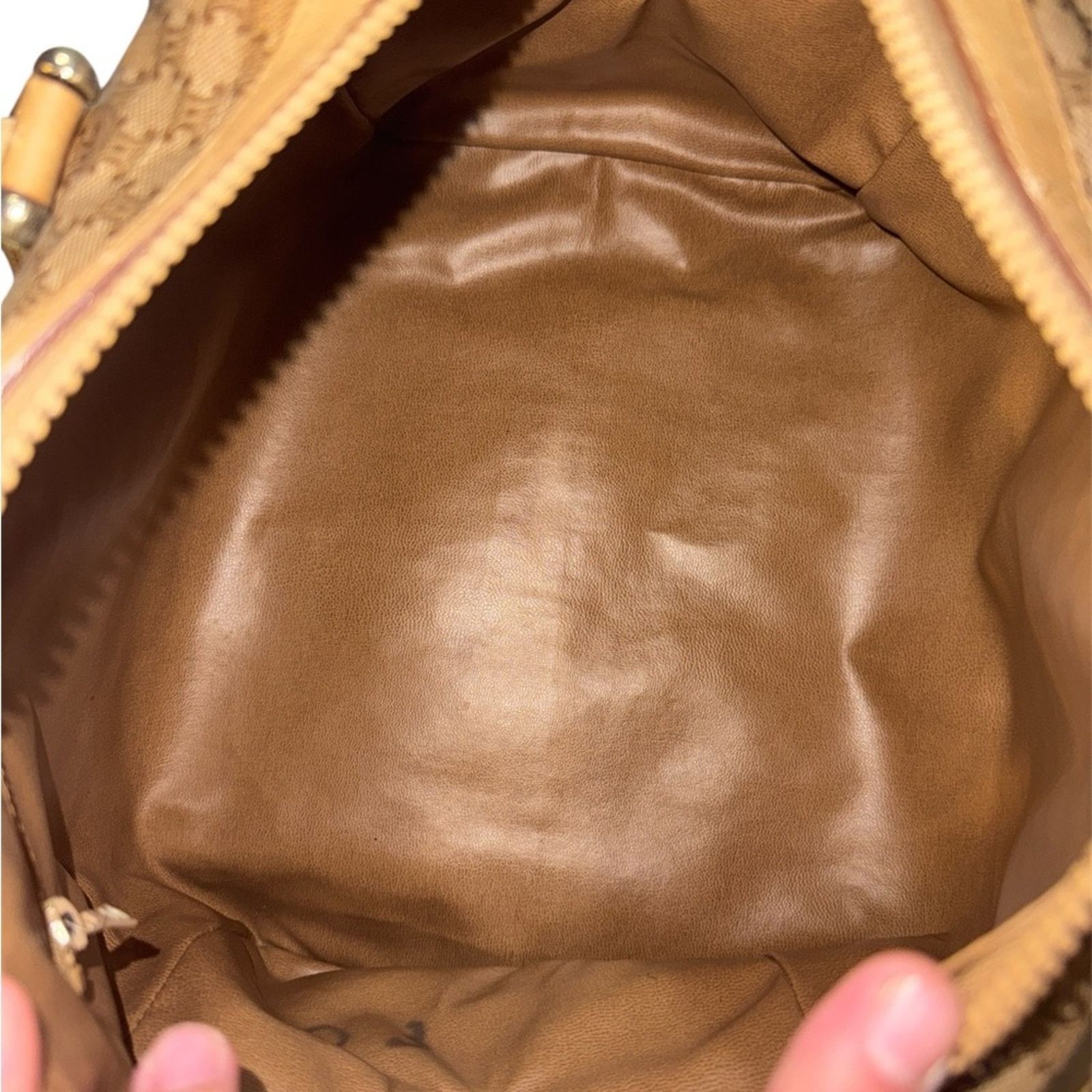 Celine Vintage Celine Macadam Boston Bag Size ONE SIZE - 7 Thumbnail