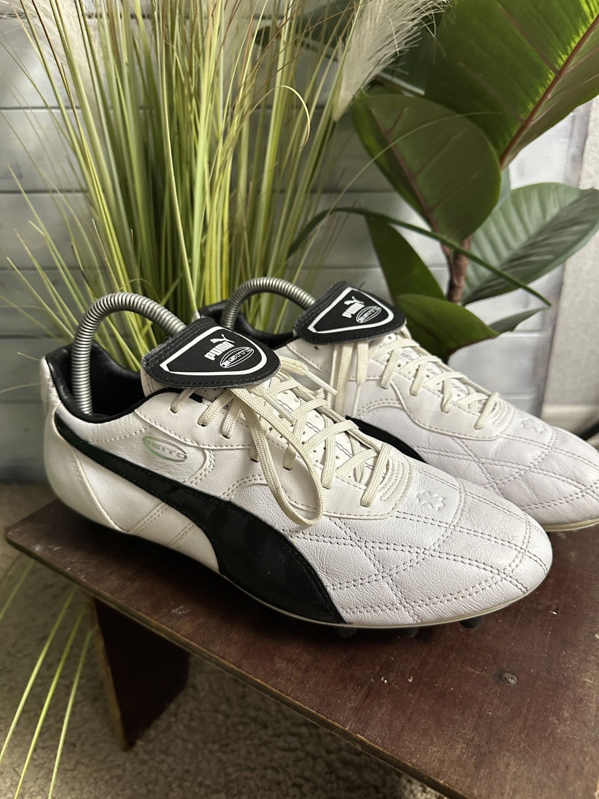 Puma Rare Vintage Soccer Sneakers Puma Esito Leather Size 9 Size US 9 / EU 42 - 2 Thumbnail
