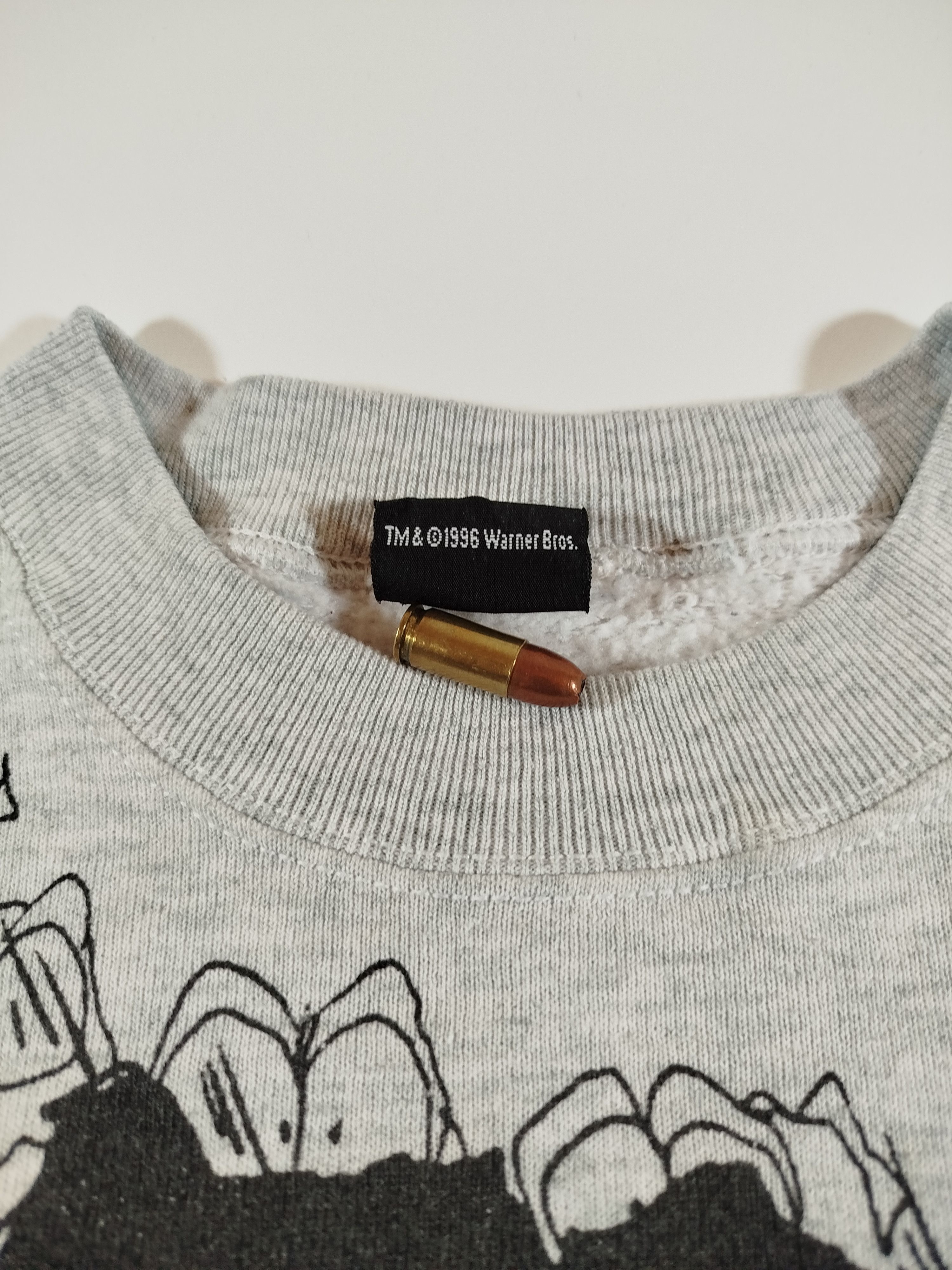 Vintage × Warner Bros Vintage Space Jam Crewneck Taz All Over Print Size US M / EU 48-50 / 2 - 11 Thumbnail