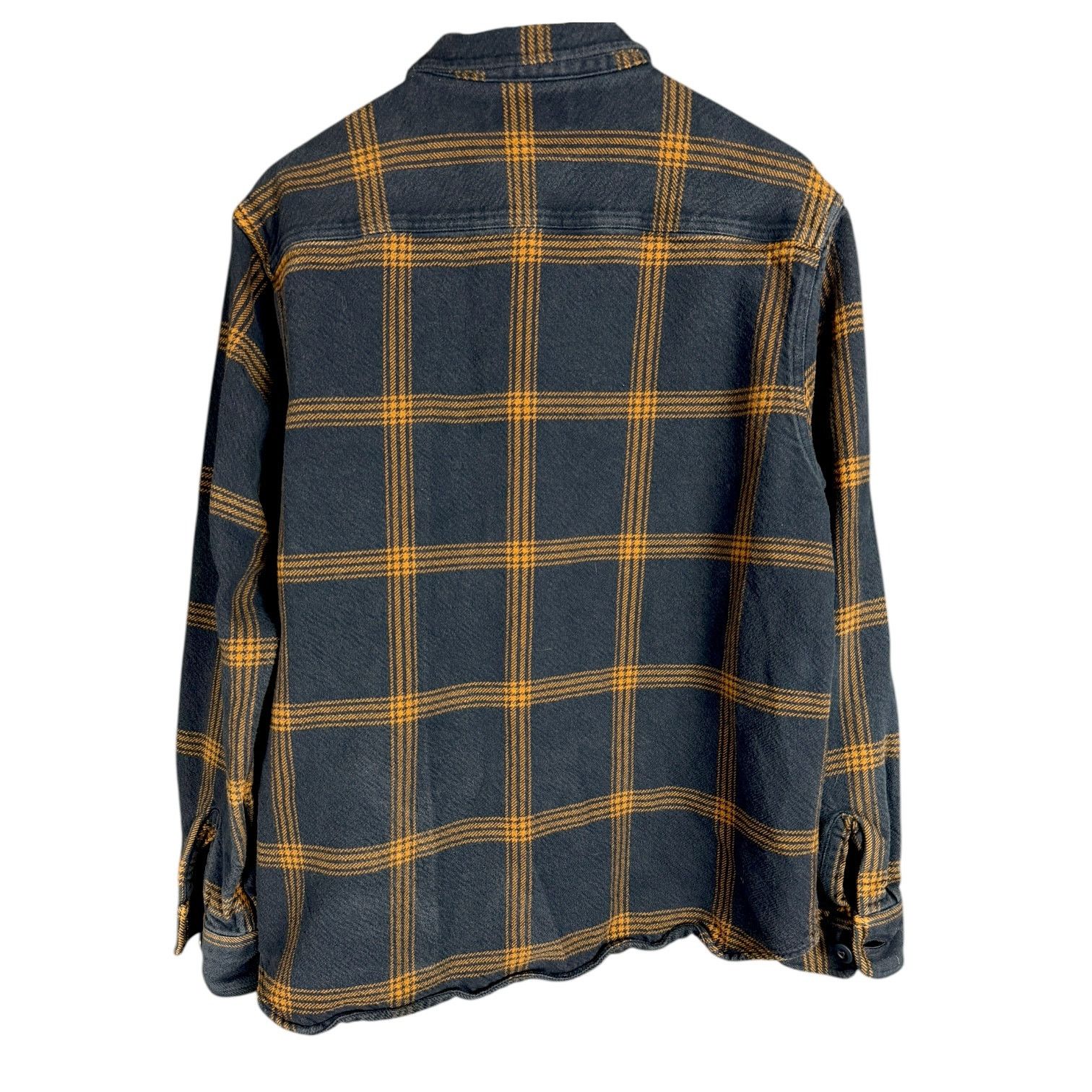 Madewell Men's Madewell Flannel Easy Shirt Jacket Navy Plaid - XL Size US L / EU 52-54 / 3 - 3 Thumbnail