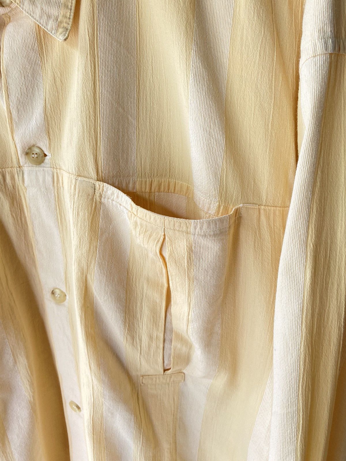 Issey Miyake IM MIYAKE DESIGN STUDIO Pastel Striped Button-Up Shirt Size US L / EU 52-54 / 3 - 10 Thumbnail