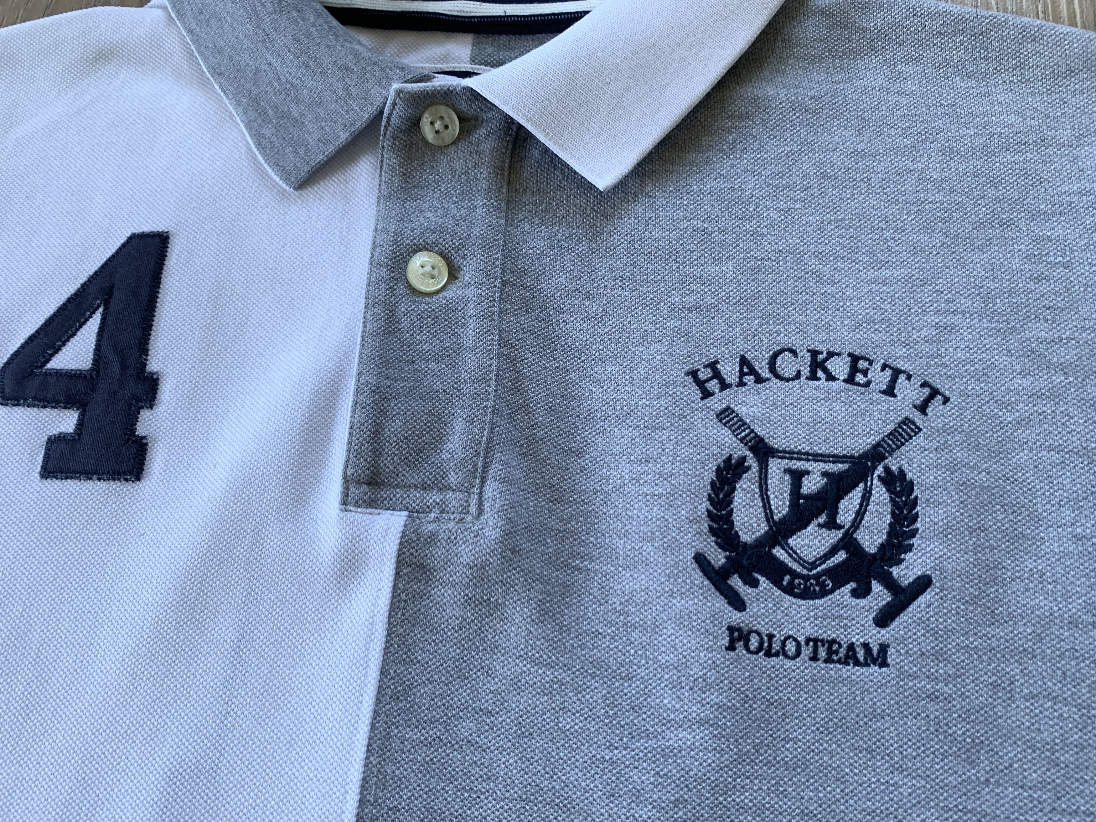 Hackett Hackett London Tailored Fit Cotton Polo Size US M / EU 48-50 / 2 - 5 Thumbnail