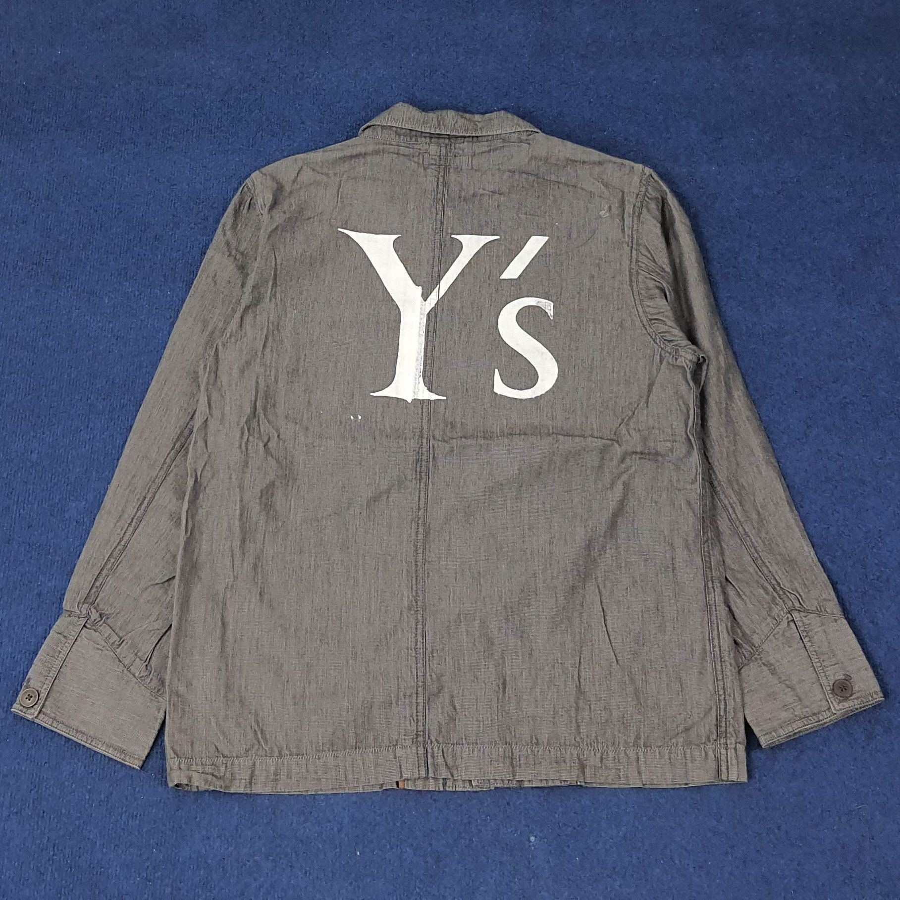 Japanese Brand × Vintage × Y's Vintage SACSNY by Yohji Custom Y's Logo Shacket C233N3 Size US M / EU 48-50 / 2 - 1 Thumbnail