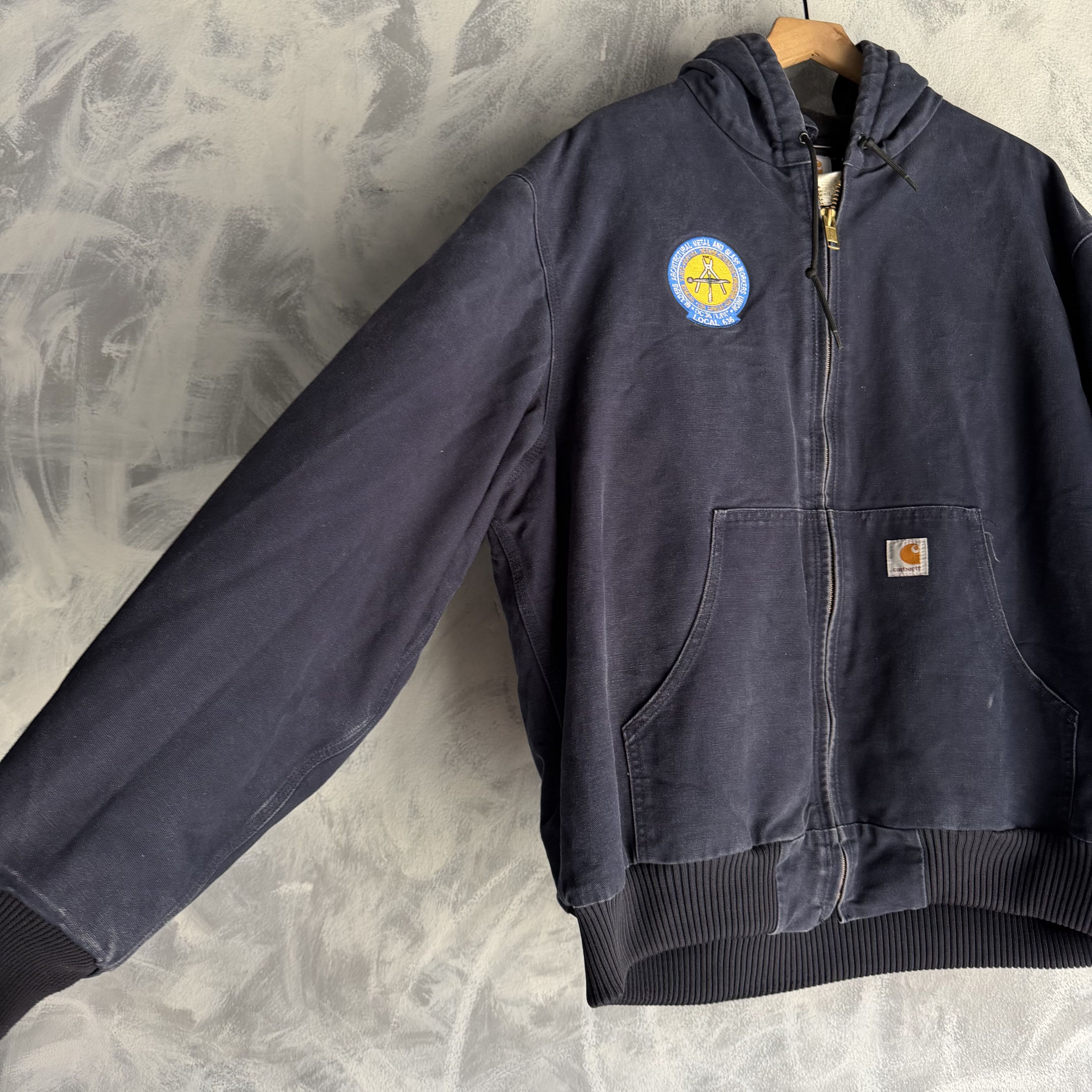 Carhartt Vtg Carhartt J140 DNY Jacket Mens Coat Workwear Quilt Lined Size US XL / EU 56 / 4 - 3 Thumbnail