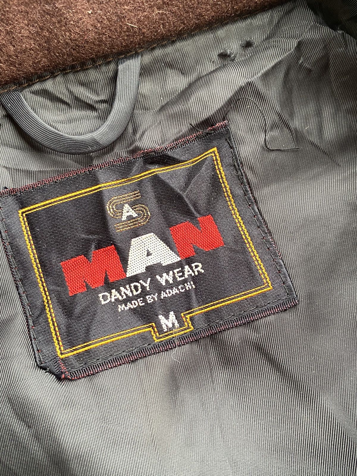 Japanese Brand × Vintage Vtg Man Dandy Wear By Adachi Wool Jacket Size US M / EU 48-50 / 2 - 8 Thumbnail