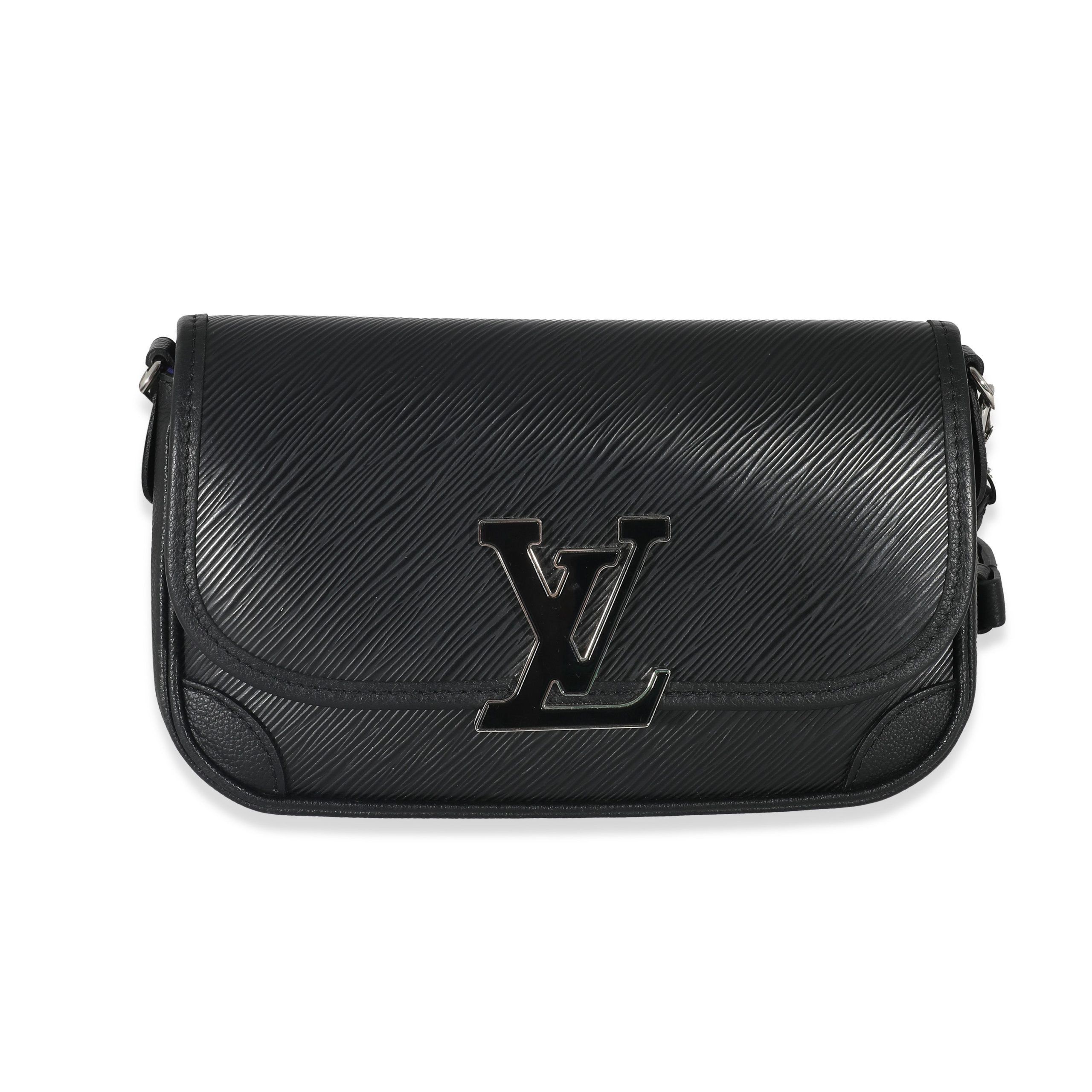 image of Louis Vuitton Black Epi Leather Buci Crossbody Bag, Women's