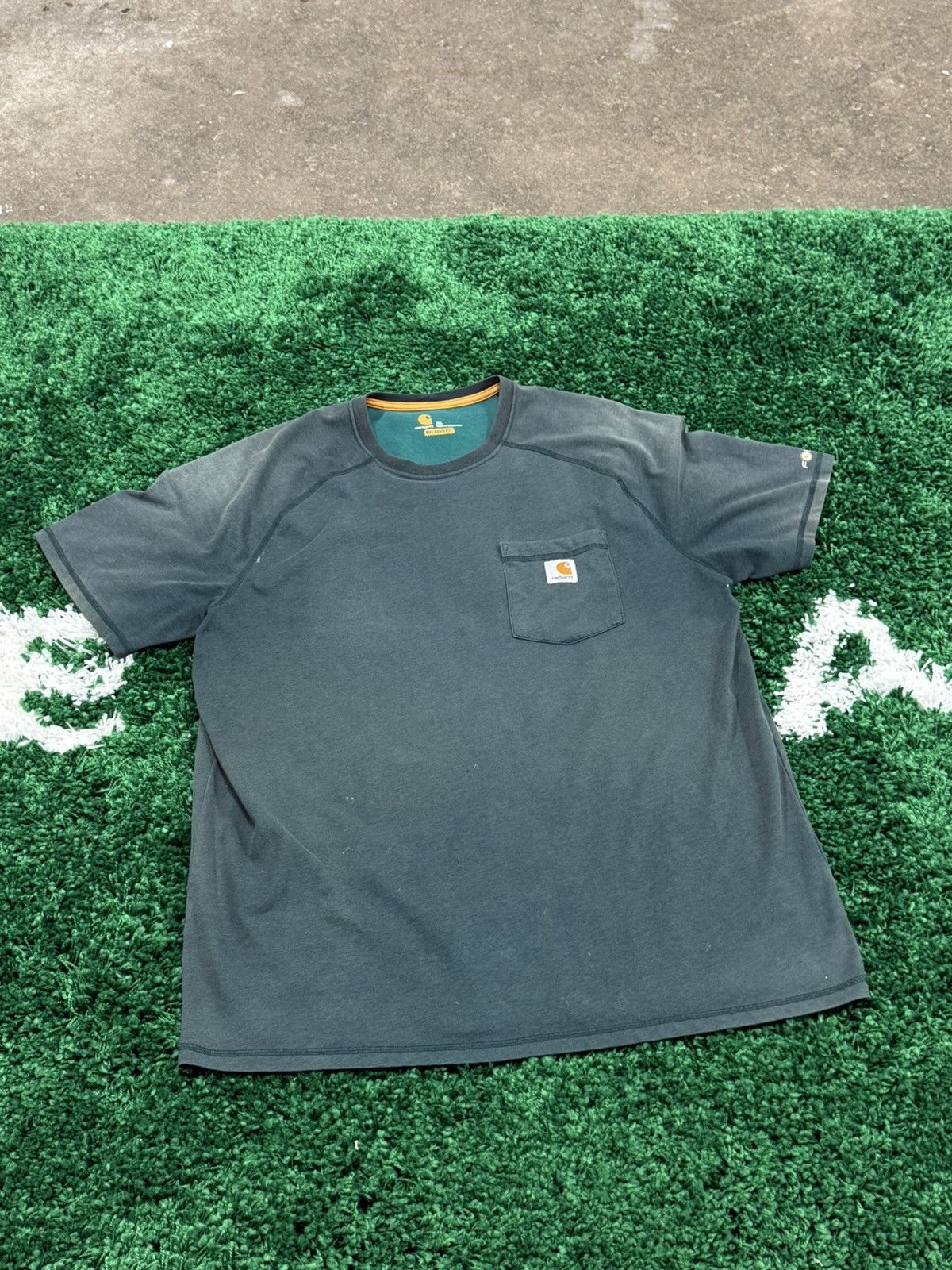 Carhartt Carhartt Forest Green Active Force Pocket Logo Patch Tee XL Size US XL / EU 56 / 4 - 1 Thumbnail