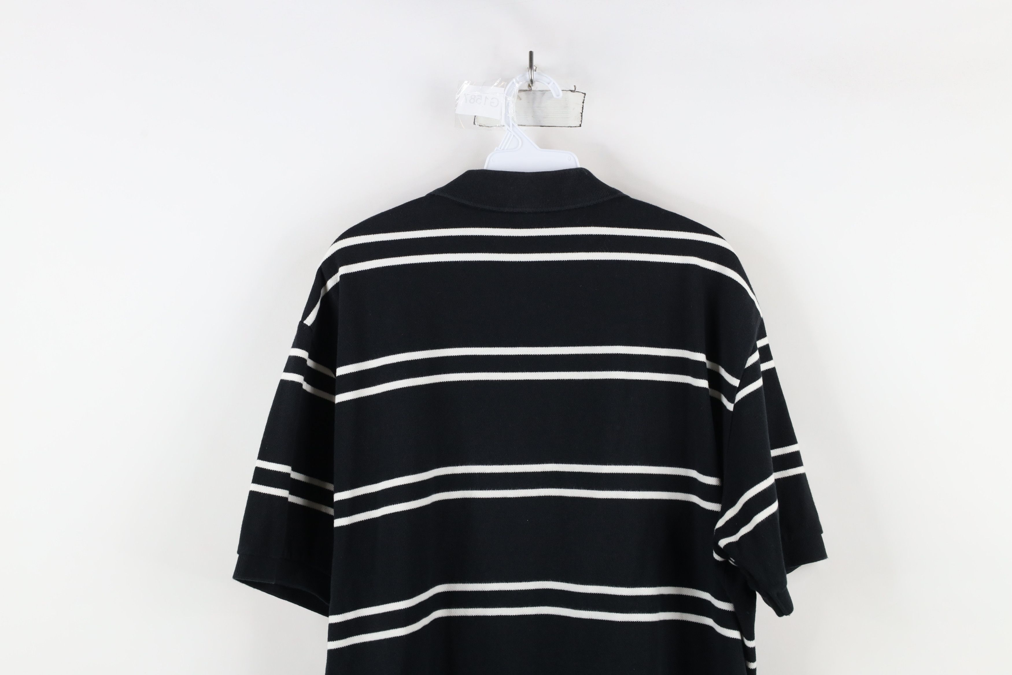 Ralph Lauren × Vintage Vintage 90s Ralph Lauren Short Sleeve Polo Shirt Black Size US XL / EU 56 / 4 - 12 Thumbnail