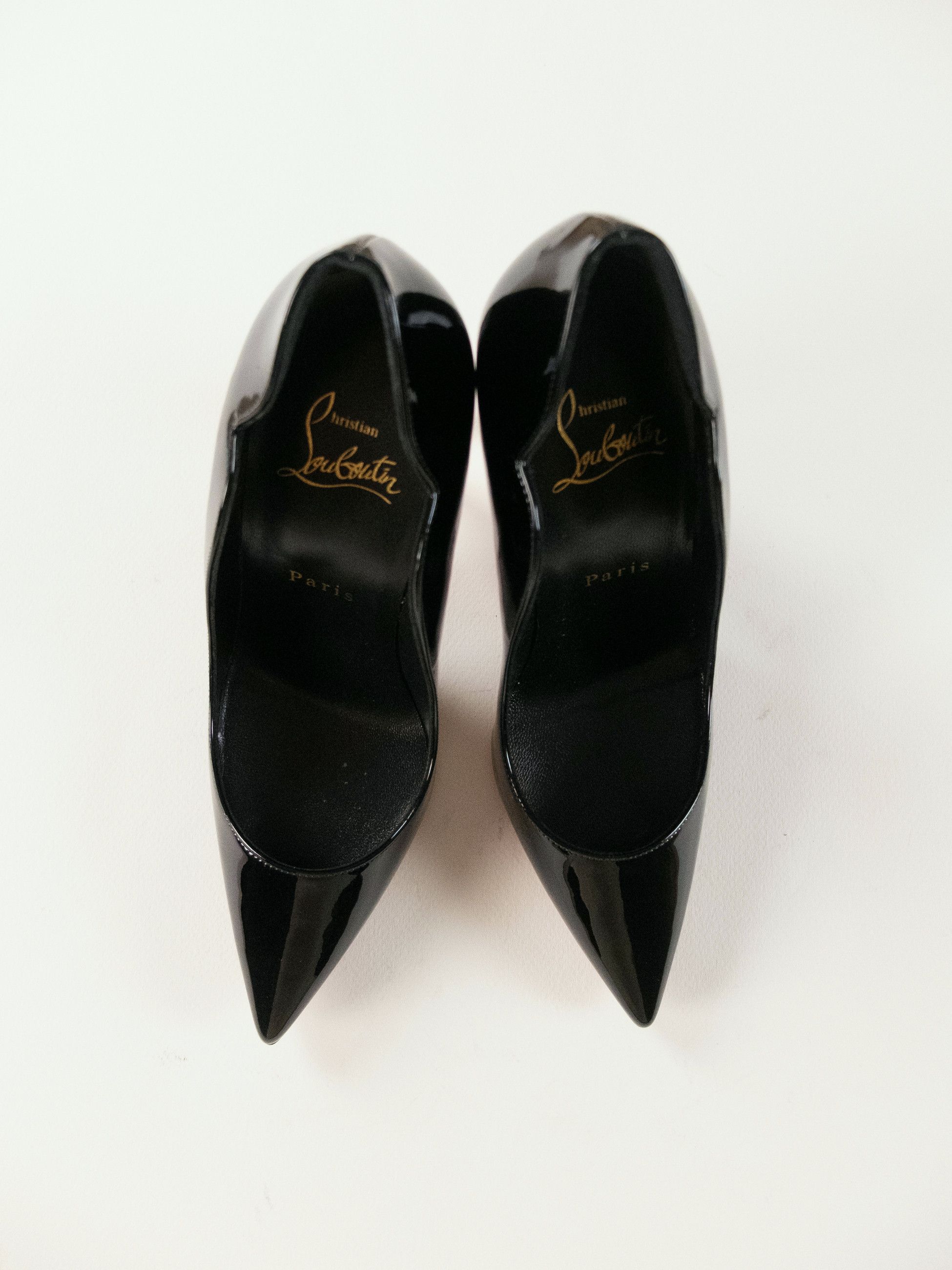 Christian Louboutin CHRISTIAN LOUBOUTIN Lipchick black patent leather pumps Size US 6 / IT 36 - 7 Thumbnail
