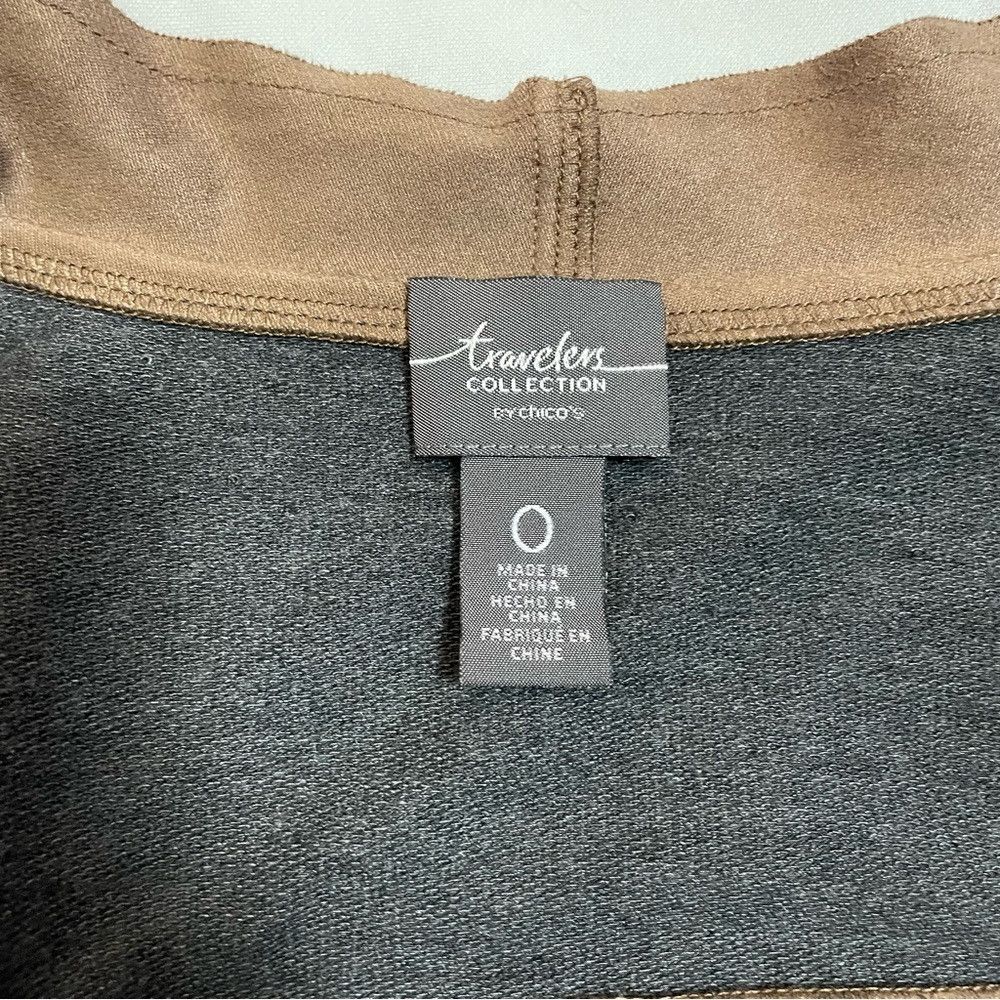 Chicos Chico's TRAVELERS COLLECTION Faux Suede Jacket Size 0 US S Size S / US 4 / IT 40 - 7 Thumbnail