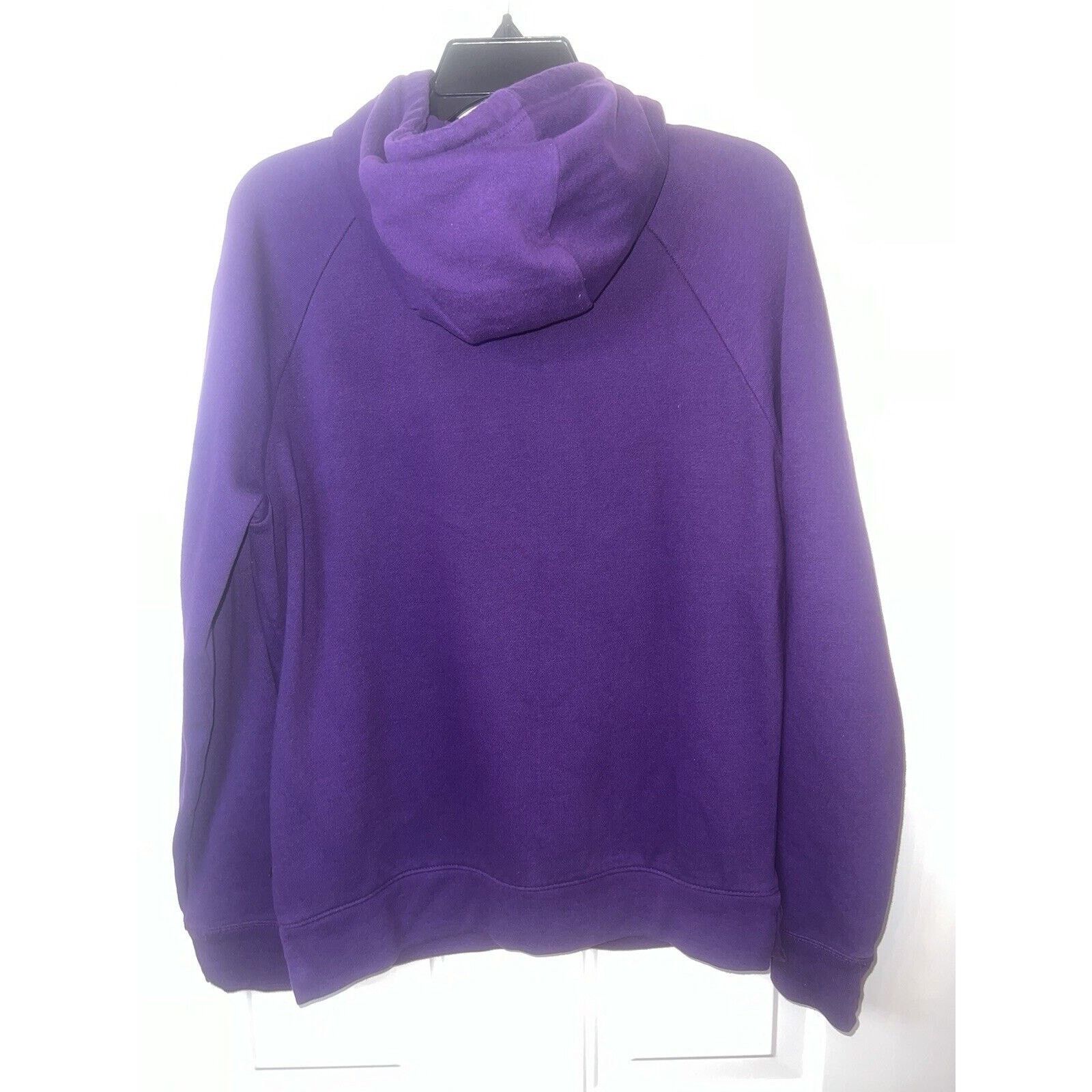 Express Express Fleece Sweatshirt Men’s Medium Purple Hooded Sweater Size US M / EU 48-50 / 2 - 4 Thumbnail