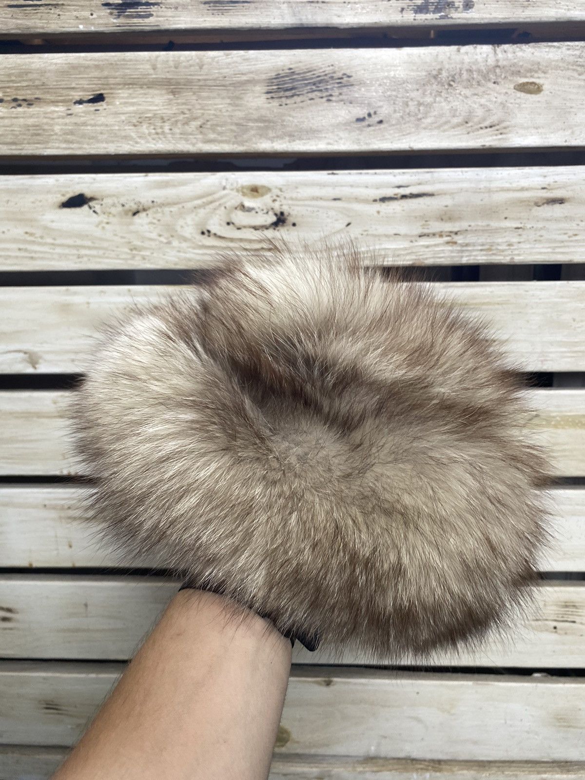 Hysteric Glamour × Japanese Brand Y2K American Vintage Fur Fuzzy Hat Ushanka Beauty Beast Size ONE SIZE - 2 Thumbnail