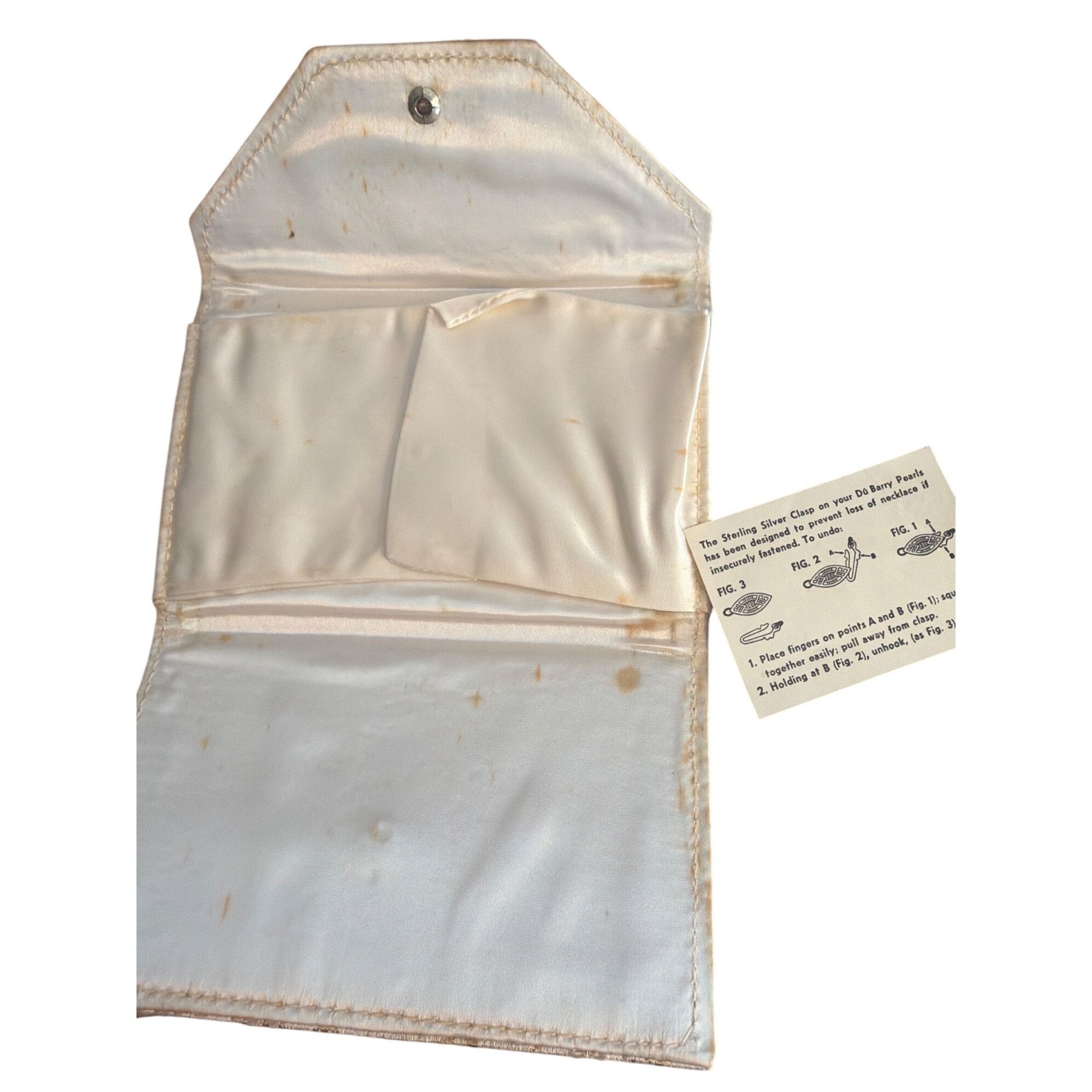 Other Vintage Lot 4 Du Barry Gold Cream Brocade Fabric Clutch Pear Size ONE SIZE - 9 Thumbnail