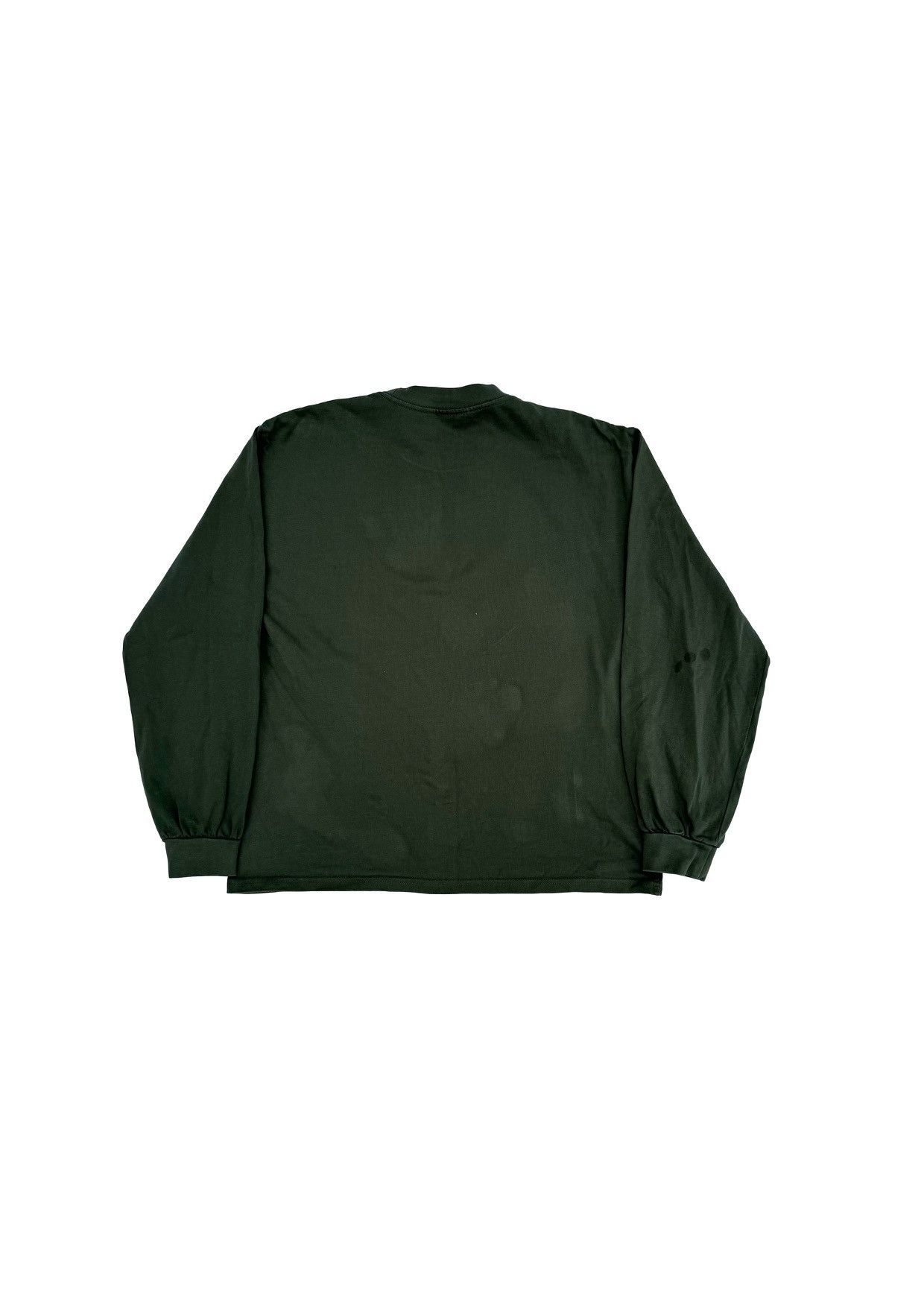 Designer GEKIDO.WORLD SOLARFLARE LS TEE GREEN MEN LARGE Size US L / EU 52-54 / 3 - 2 Thumbnail