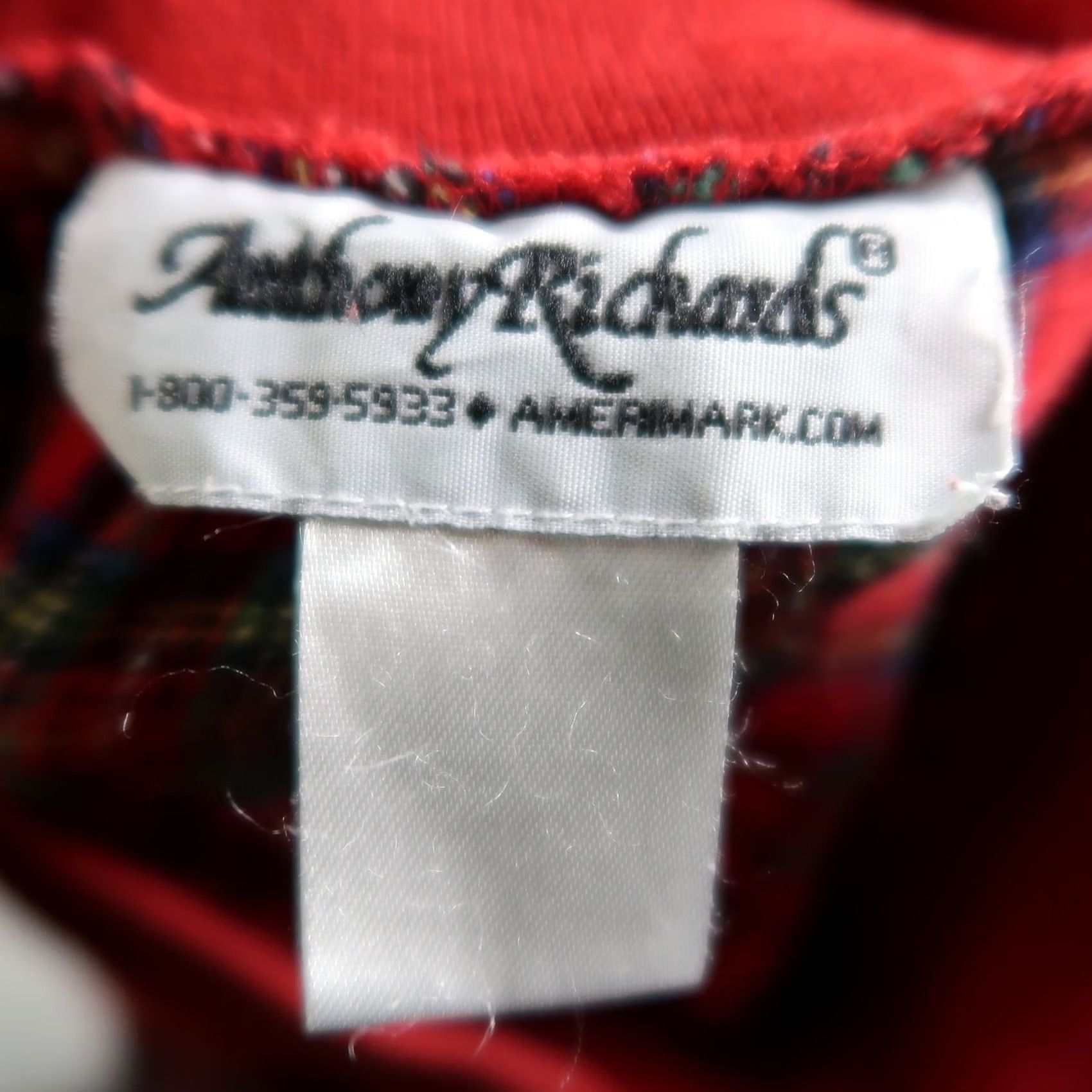 Vintage VINTAGE Anthony Richards Red Plaid Flannel Zip Front Nightgown Dress L Womens Size L / US 10 / IT 46 - 5 Thumbnail