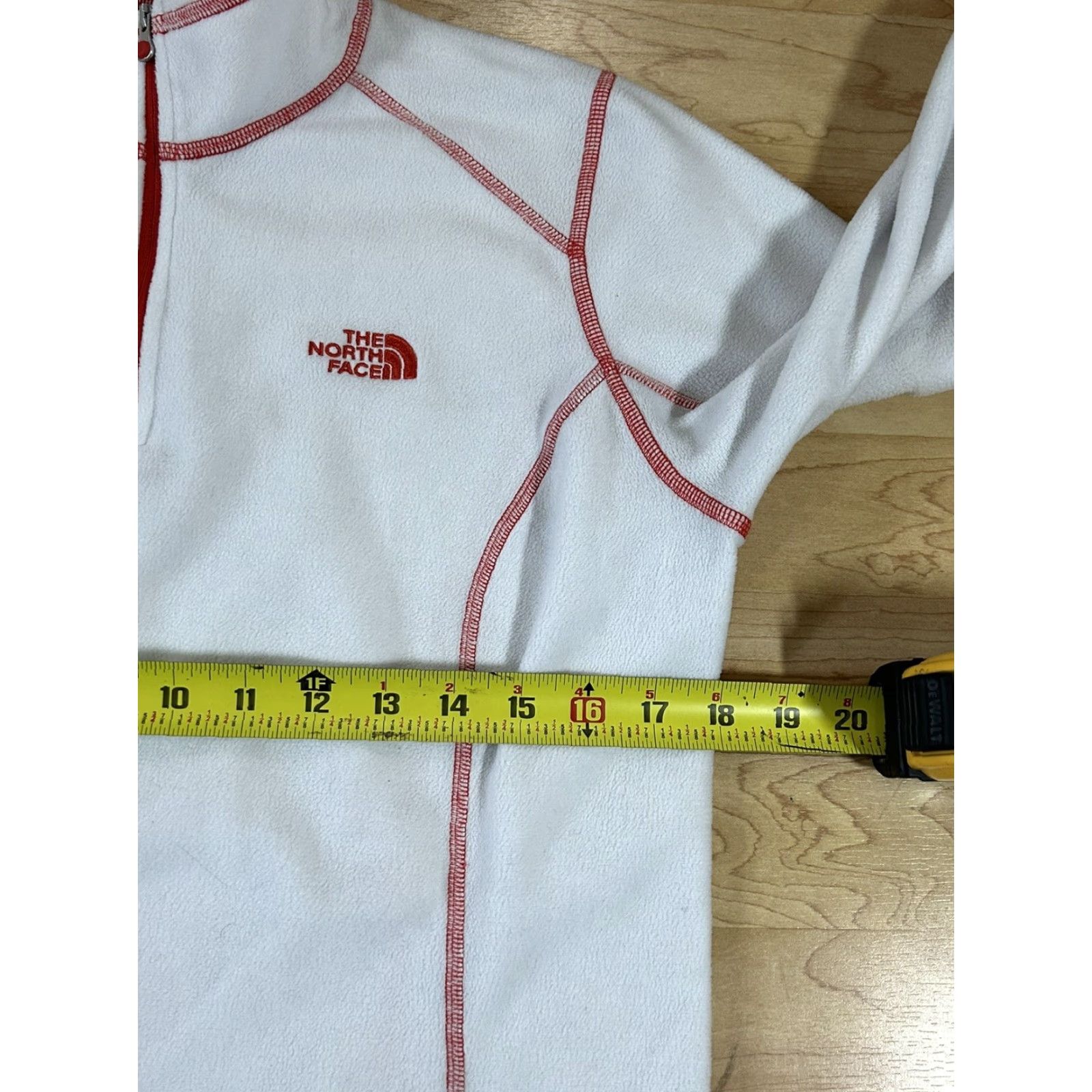 The North Face The North Face Cadet Jacket Womens White Medium Regular Zip Star Stripes Patriotic Casual Logo Size M / US 6-8 / IT 42-44 - 3 Thumbnail