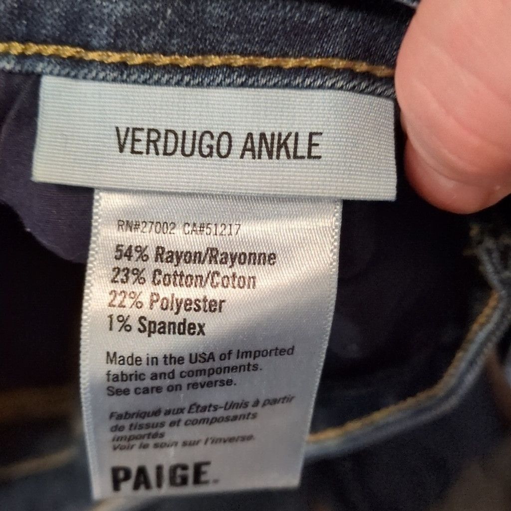 Paige Paige Verdugo Ankle Jeans Size 28 Size 28" / US 6 / IT 42 - 3 Thumbnail