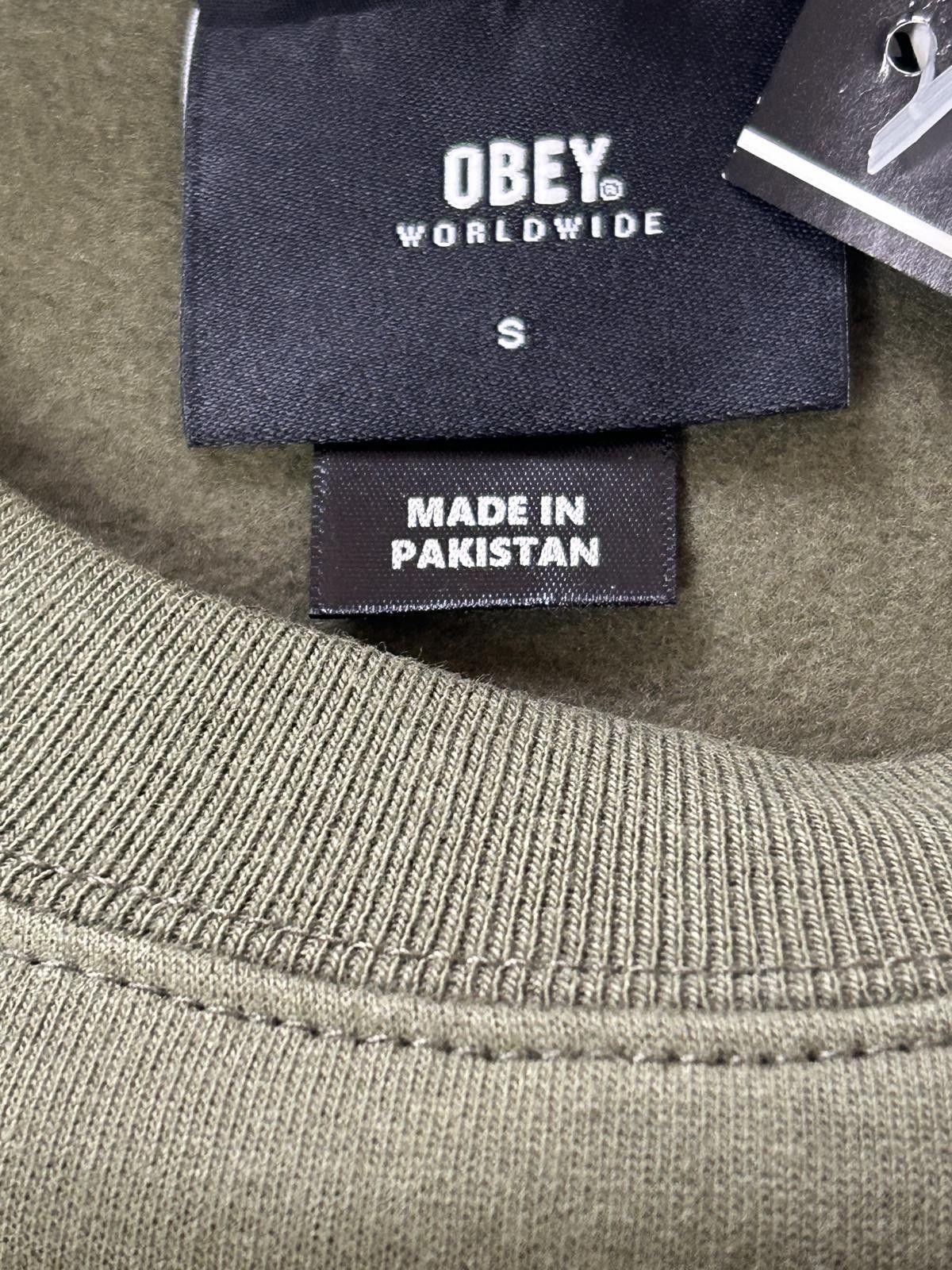 Obey Obey Worldwide Bubble Olive Green Crewneck Sweatshirt Small Size US S / EU 44-46 / 1 - 5 Thumbnail