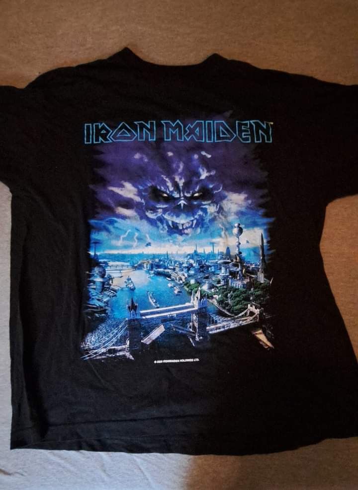 image of Iron Maiden - Brave New World in Black, Men's (Size XL)