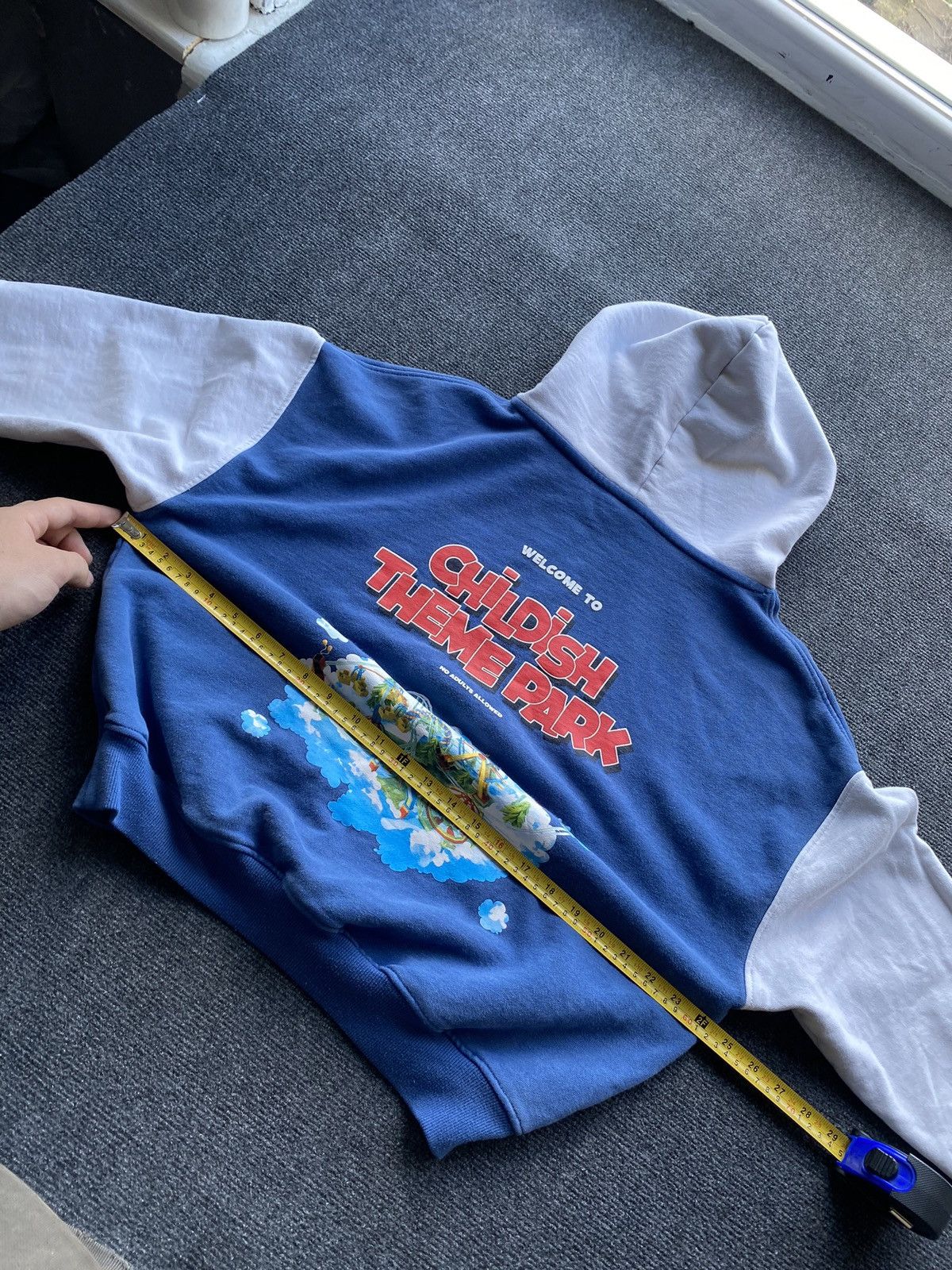 Other 🔥Childish Theme Park blue hoodie xs oversized rare Size US XS / EU 42 / 0 - 5 Thumbnail