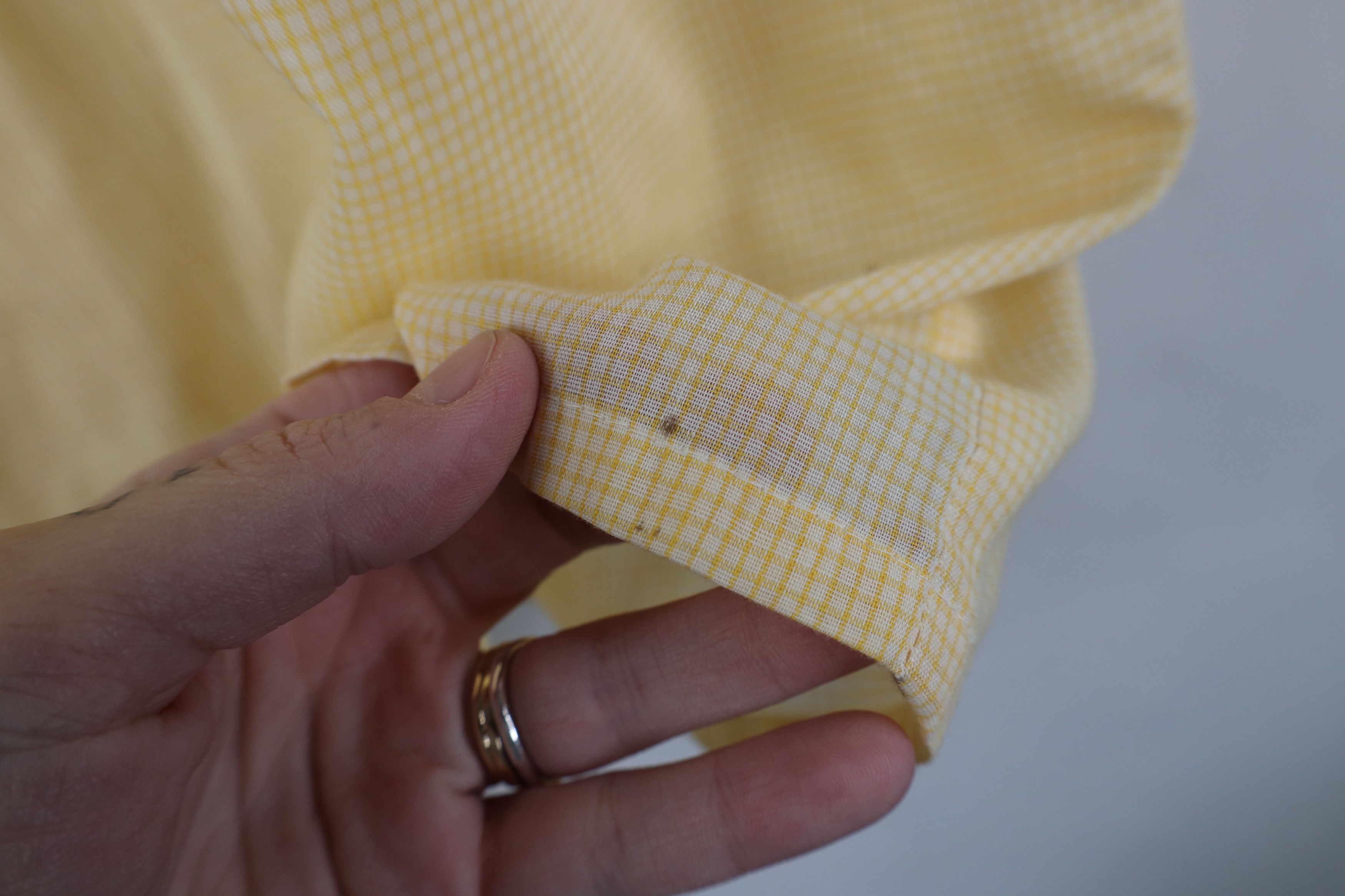 Vintage Vintage 50s 60s Sheer Looped Collar Short Sleeve Shirt Size US M / EU 48-50 / 2 - 13 Thumbnail